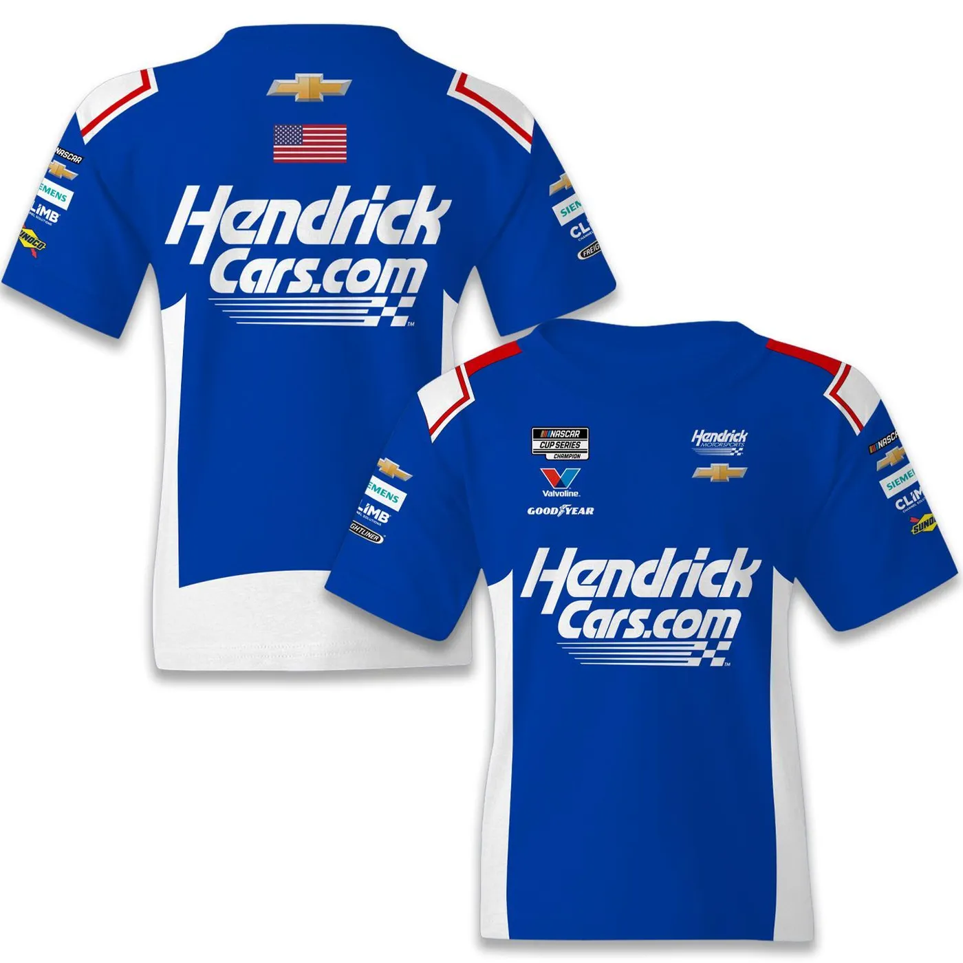 Hendrick Motorsports Kyle Larson #5 2025 HendrickCars.com Youth Sublimated Uniform T-shirt