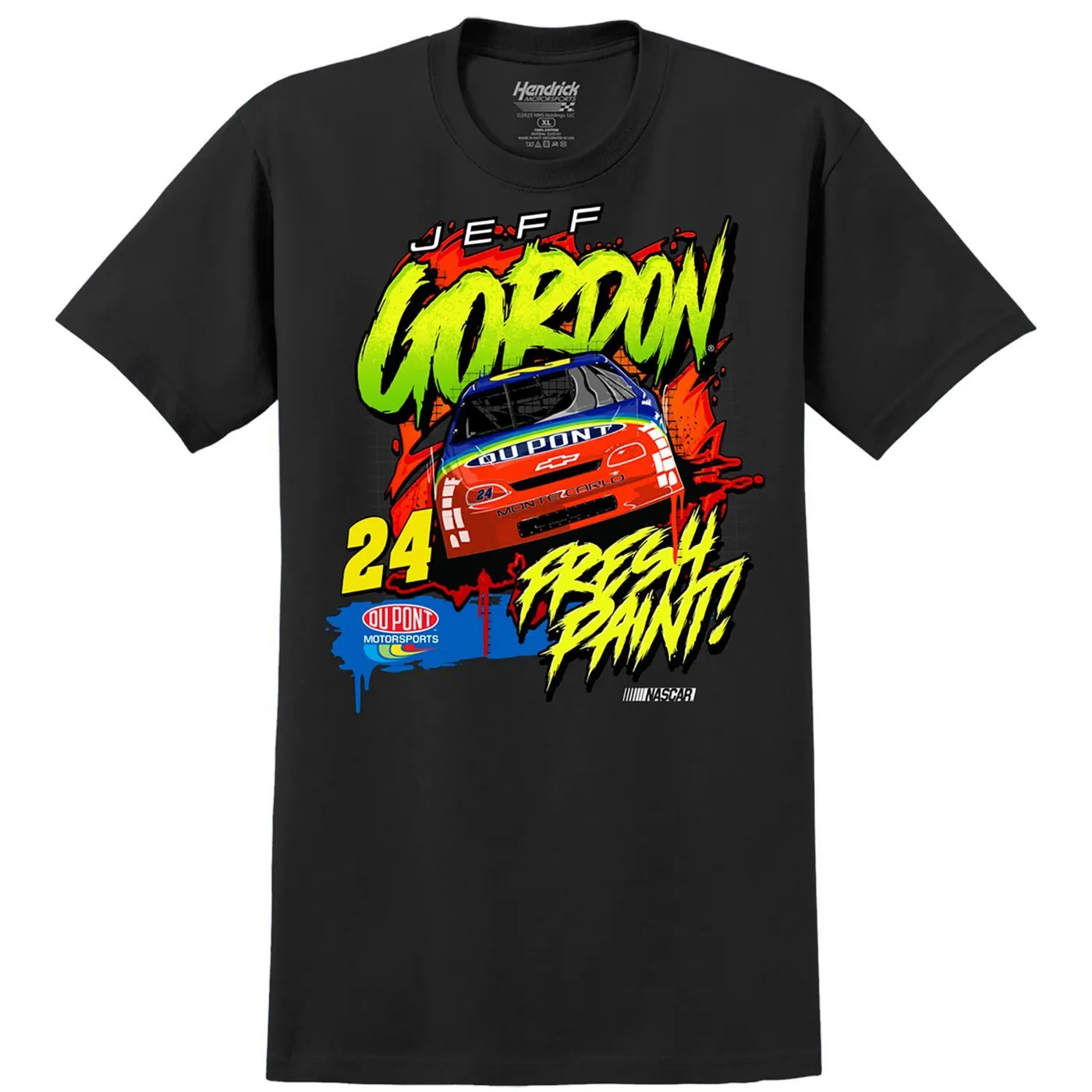 Hendrick Motorsports Jeff Gordon #24 DuPont Fresh Paint! T-shirt