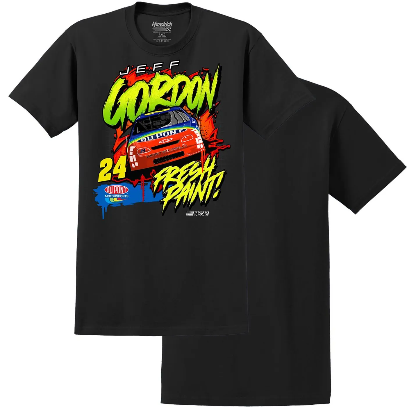 Hendrick Motorsports Jeff Gordon #24 DuPont Fresh Paint! T-shirt