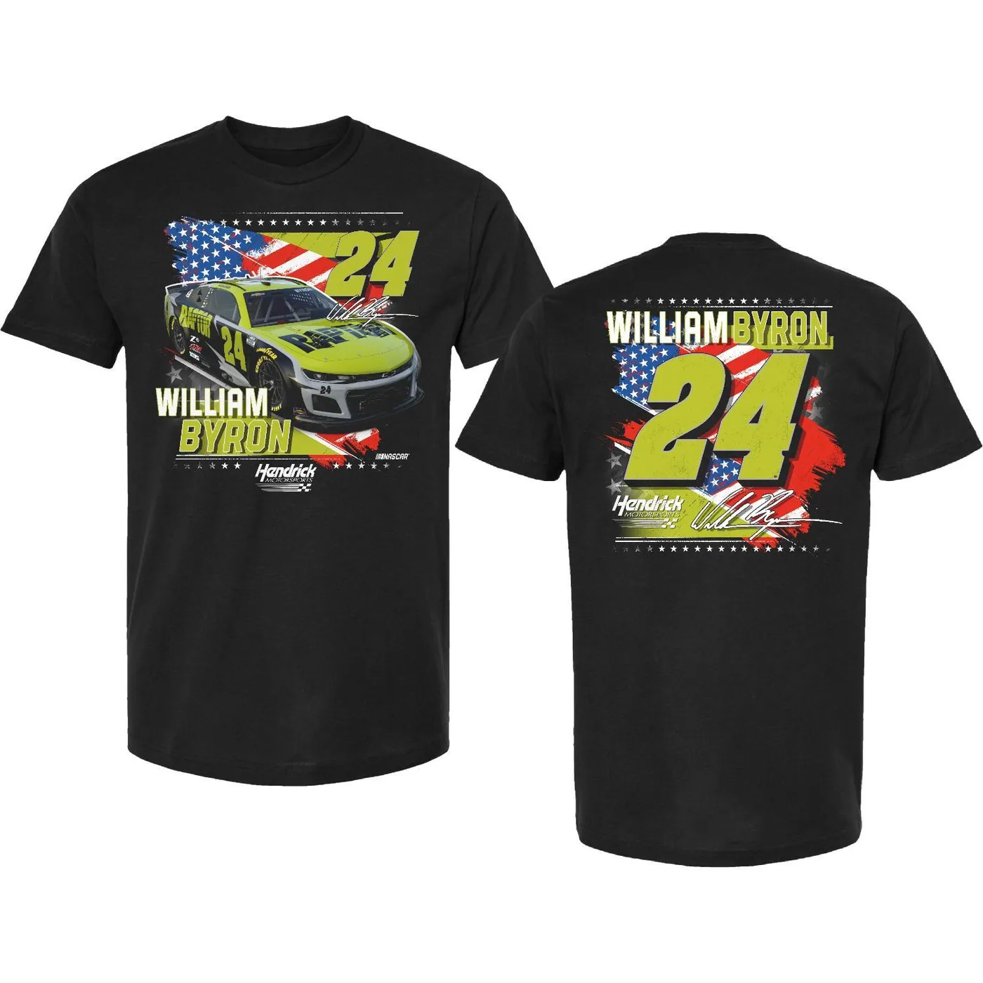 Hendrick Motorsports William Byron #24 Raptor Patriotic T-shirt
