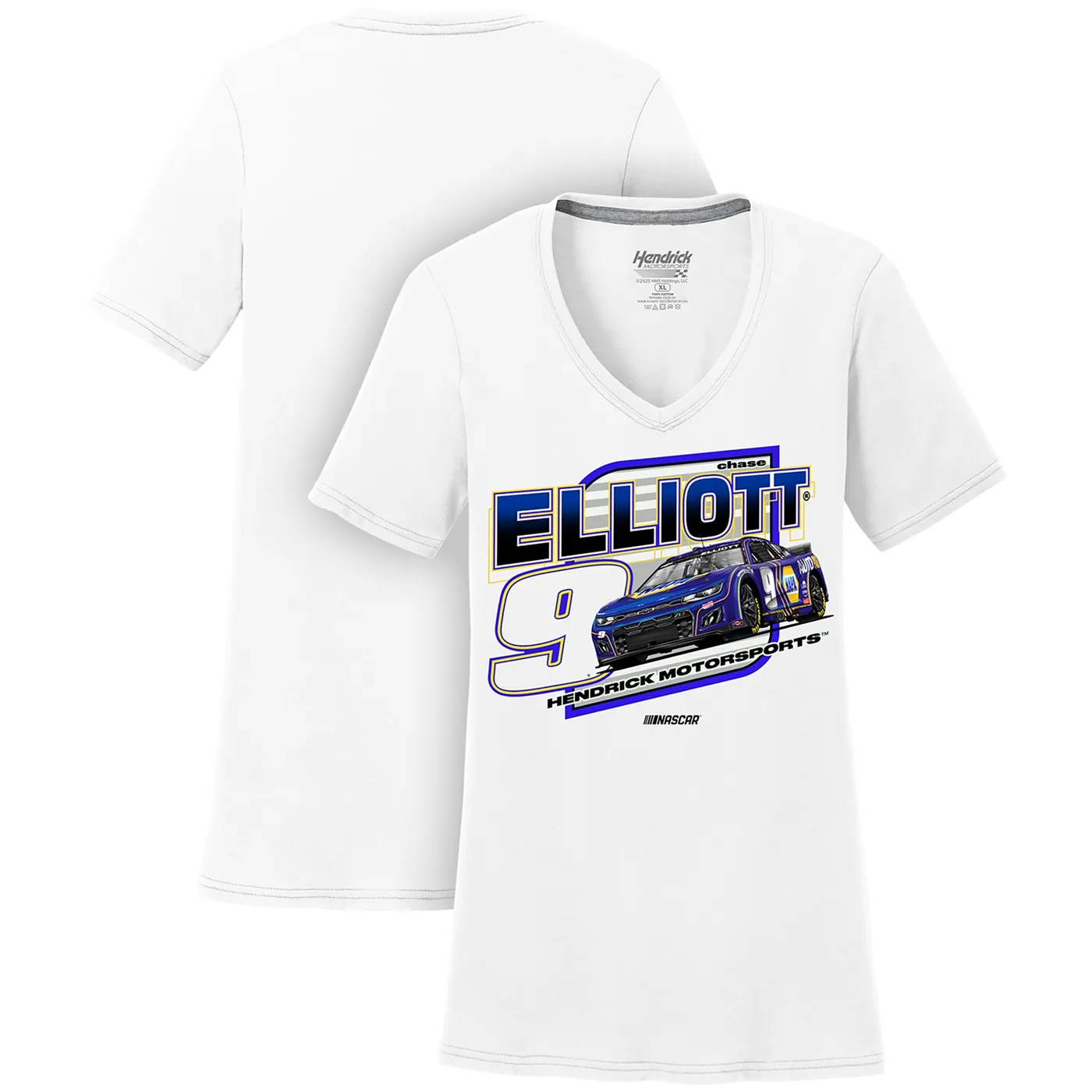 Hendrick Motorsports Chase Elliott #9 NAPA Women's V-neck T-shirt