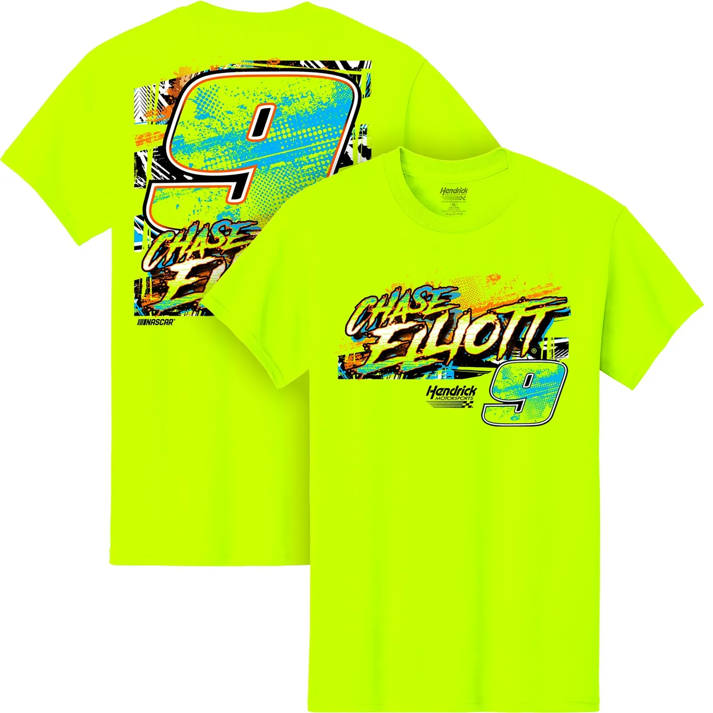 Hendrick Motorsports Chase Elliott #9 Xtreme Safety Green T-shirt