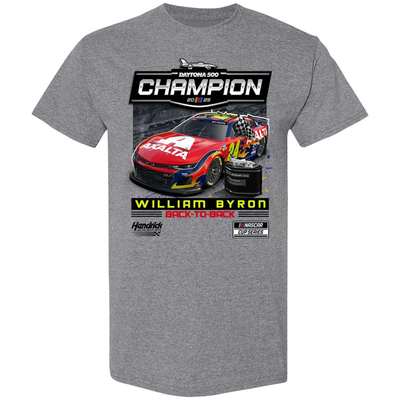 Hendrick Motorsports William Byron #24 2025 Official Daytona 500 Winner T-shirt
