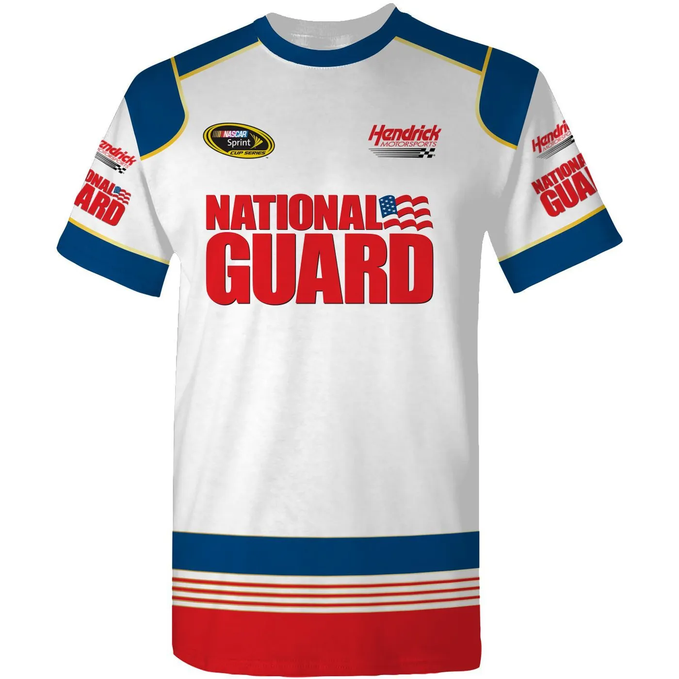 Hendrick Motorsports Dale Earnhardt Jr #88 National Guard Uniform T-shirt