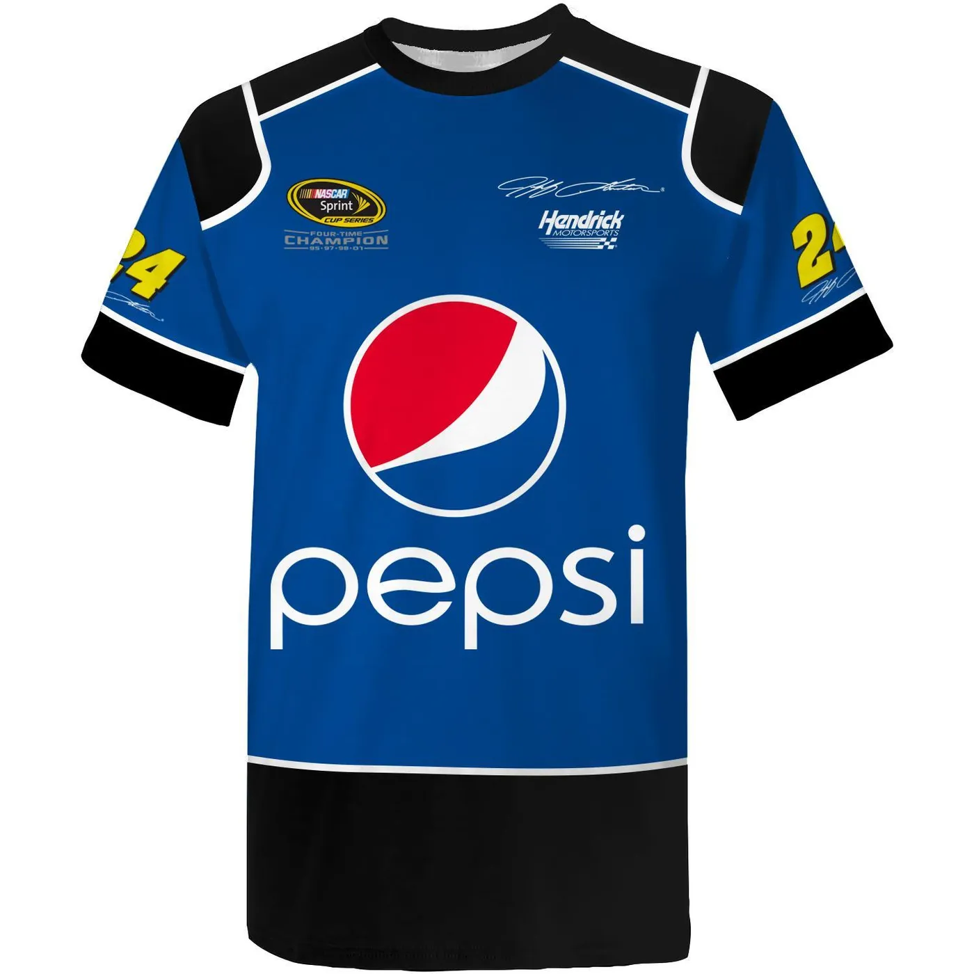 Hendrick Motorsports Jeff Gordon #24 Pepsi Uniform T-shirt