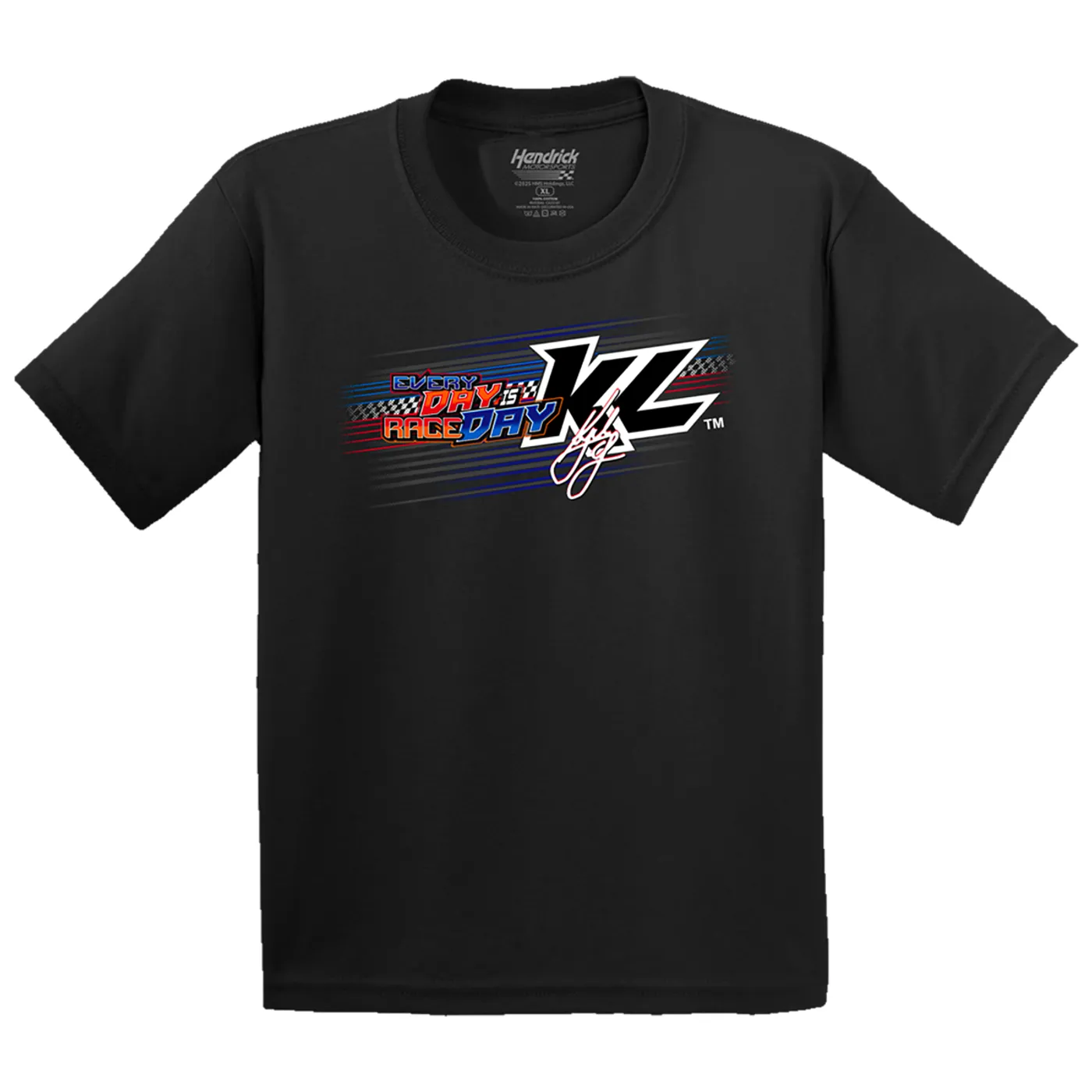 Hendrick Motorsports Kyle Larson #5 2025 HendrickCars.com Every Day is Race Day Youth T-shirt