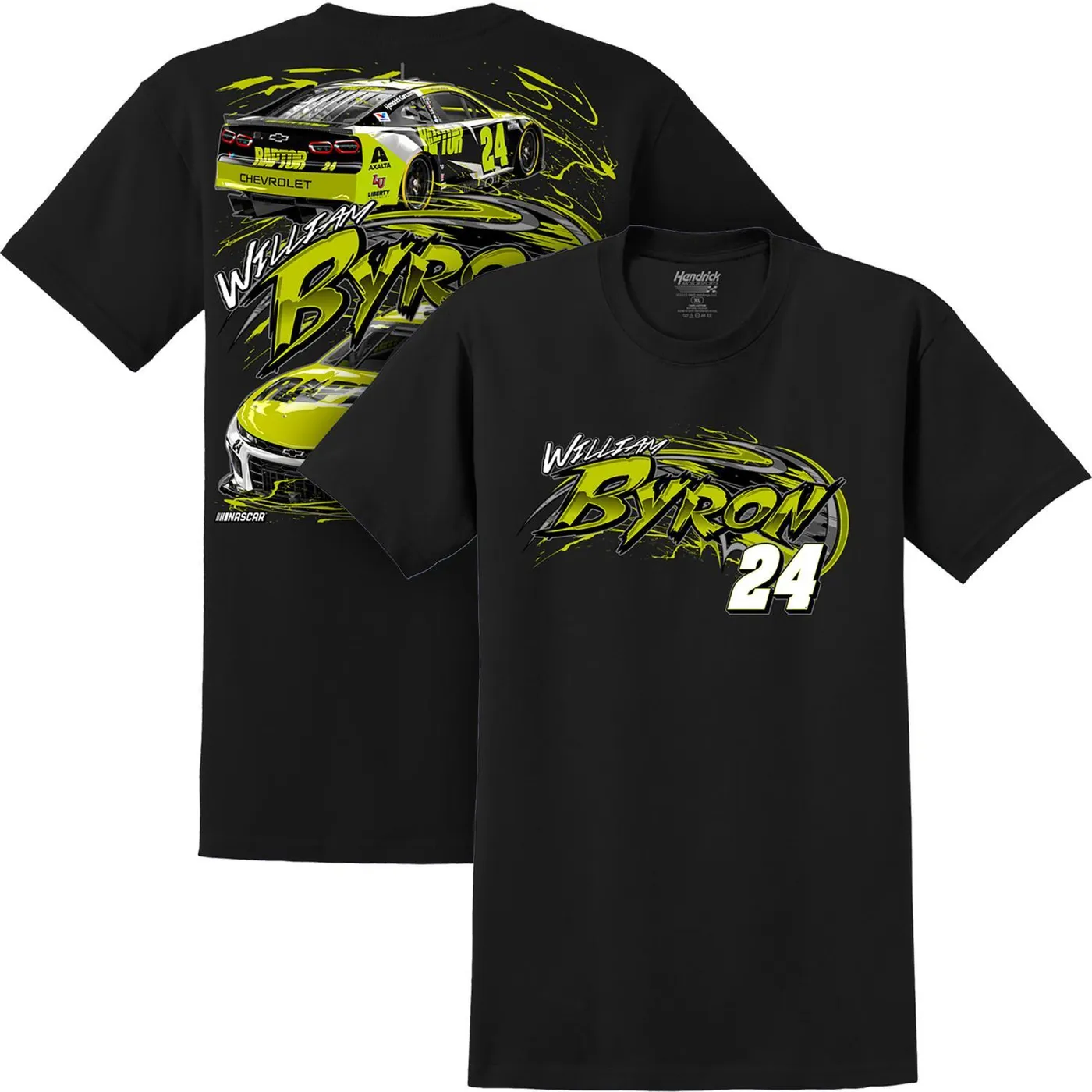 Hendrick Motorsports William Byron #24 2025 Black Raptor T-shirt