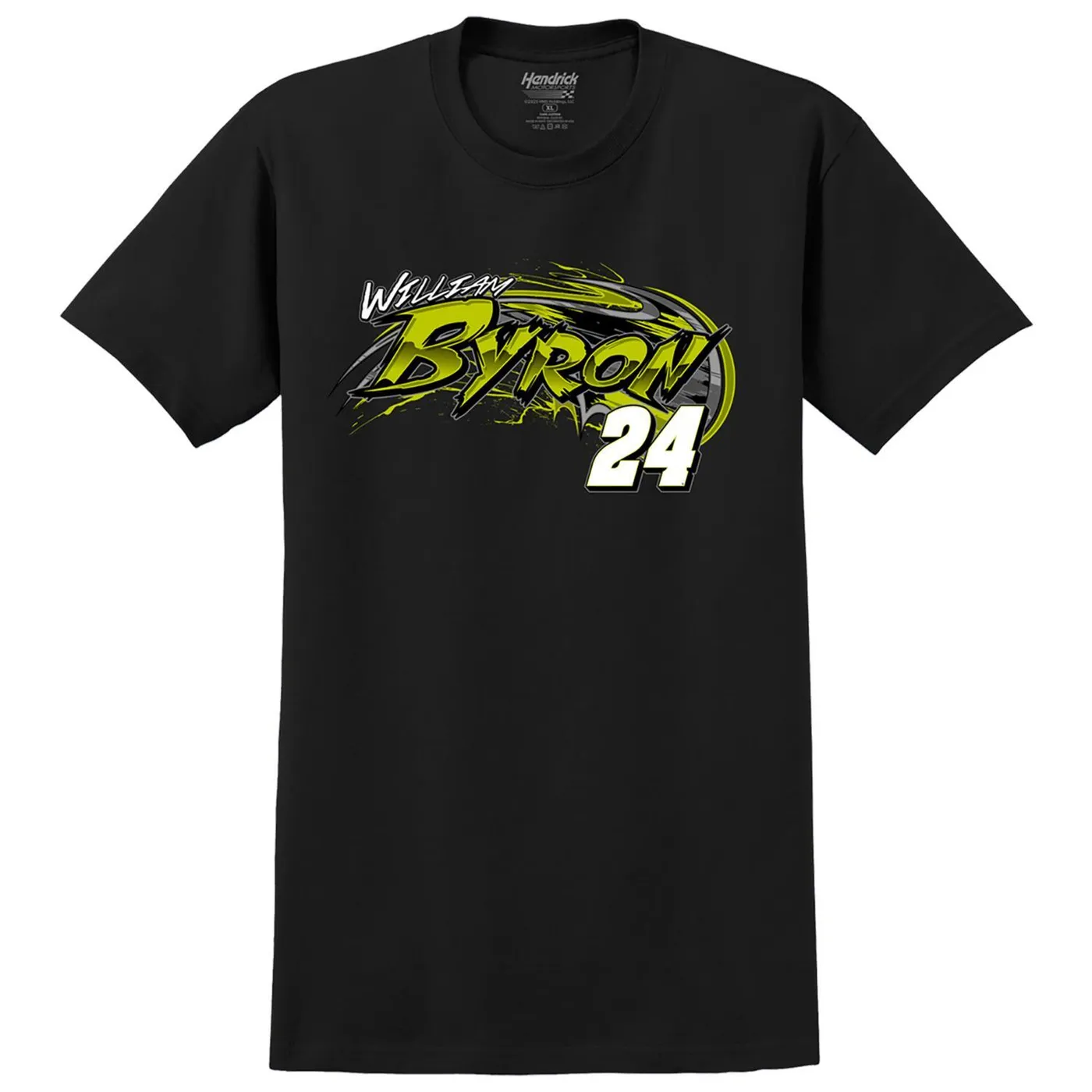 Hendrick Motorsports William Byron #24 2025 Black Raptor T-shirt