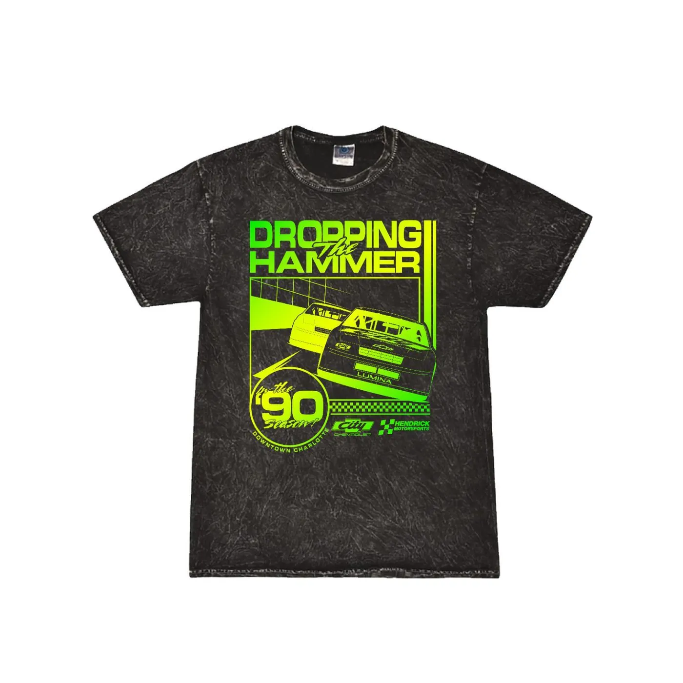 Hendrick Motorsports City Chevrolet Dropping the Hammer Mineral Black Colortone T-Shirt