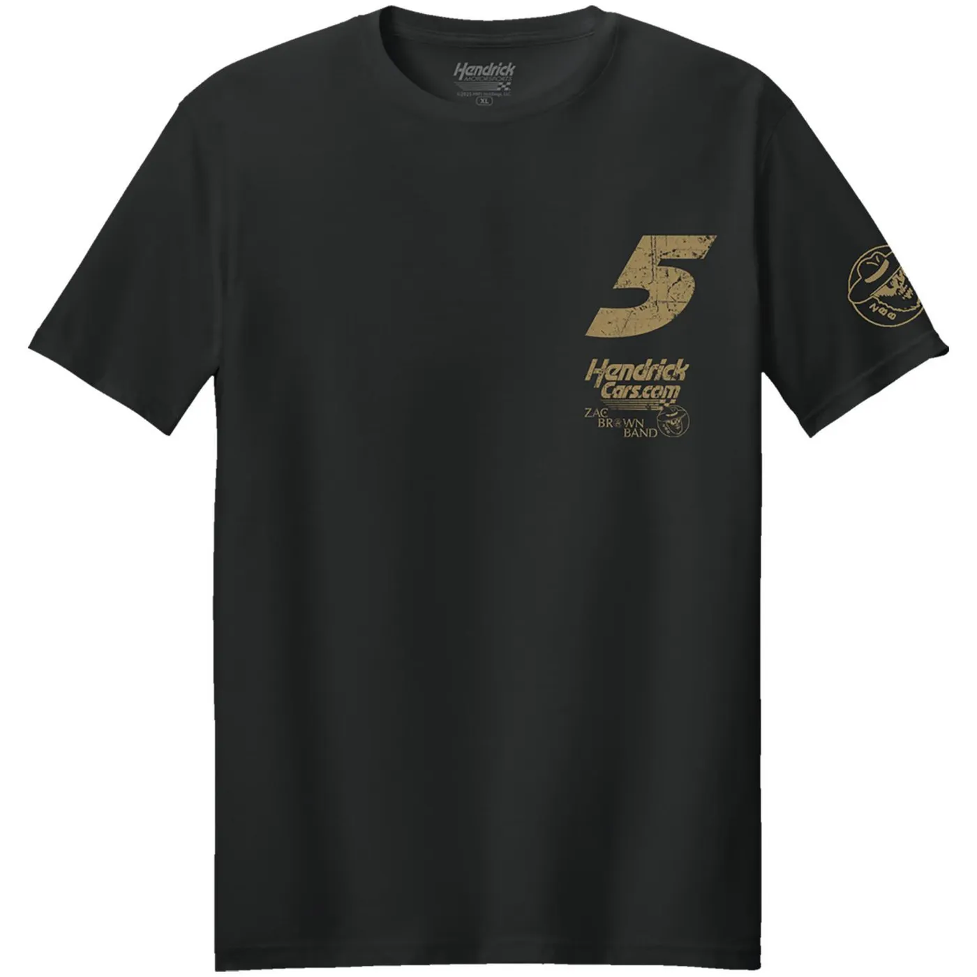 Hendrick Motorsports Kyle Larson #5 HendrickCars.com / Zac Brown Band Black T-shirt