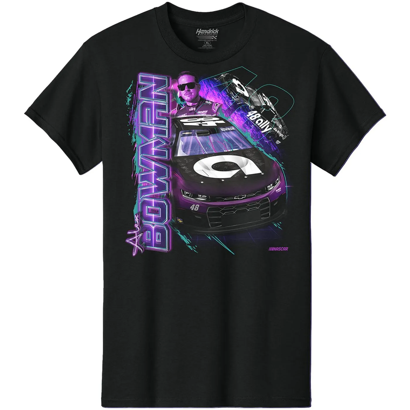Hendrick Motorsports Alex Bowman #48 Ally Flash T-shirt