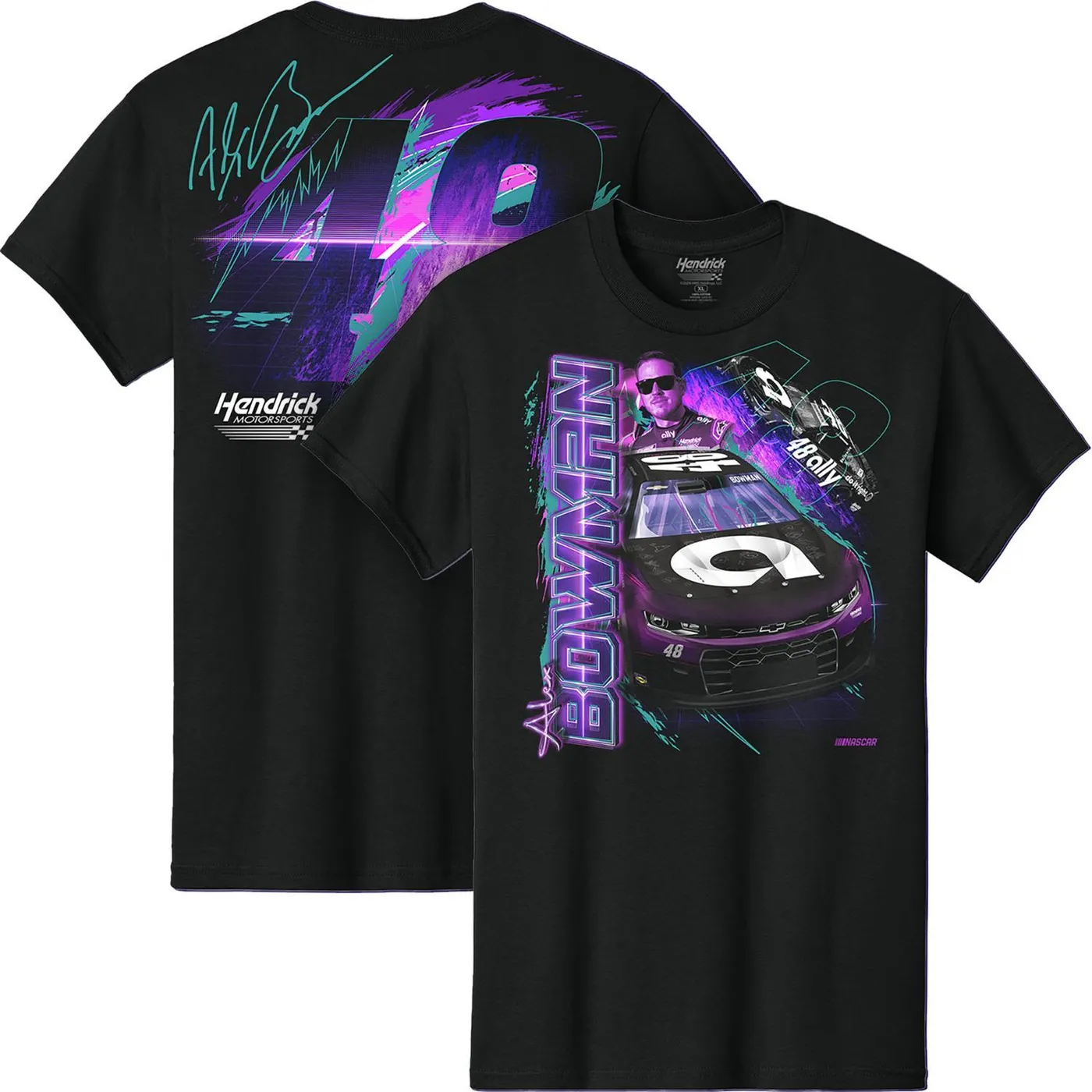 Hendrick Motorsports Alex Bowman #48 Ally Flash T-shirt
