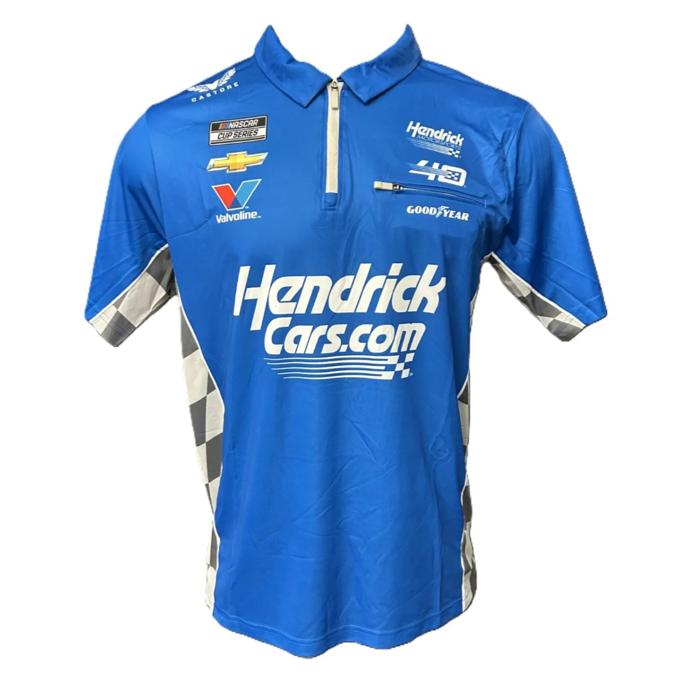 Hendrick Motorsports 2024 Kyle Larson #5 HendrickCars.com Away Castore Track Shirt