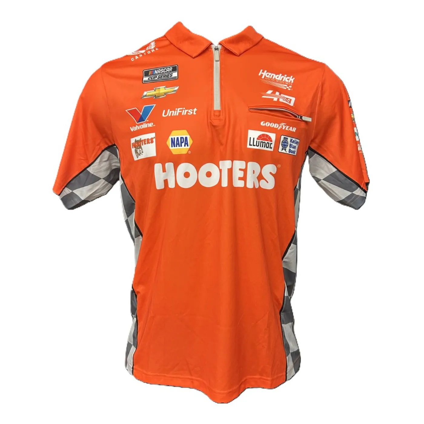 Hendrick Motorsports 2024 Chase Elliott #9 Hooters Castore Track Shirt