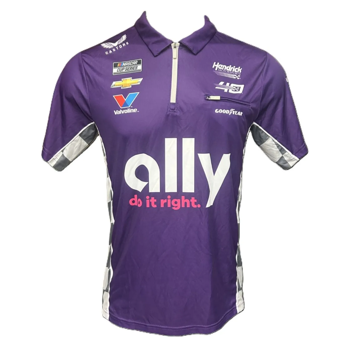 Hendrick Motorsports 2024 Alex Bowman #48 Ally Castore Track Shirt