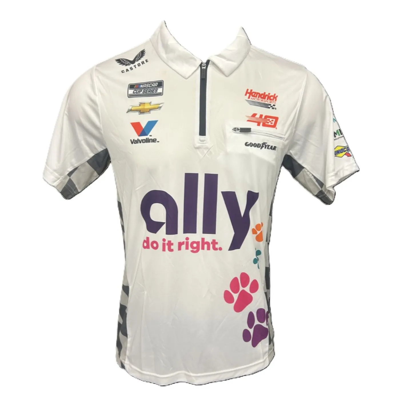 Hendrick Motorsports 2024 Alex Bowman #48 Ally Best Friends Castore Track Shirt