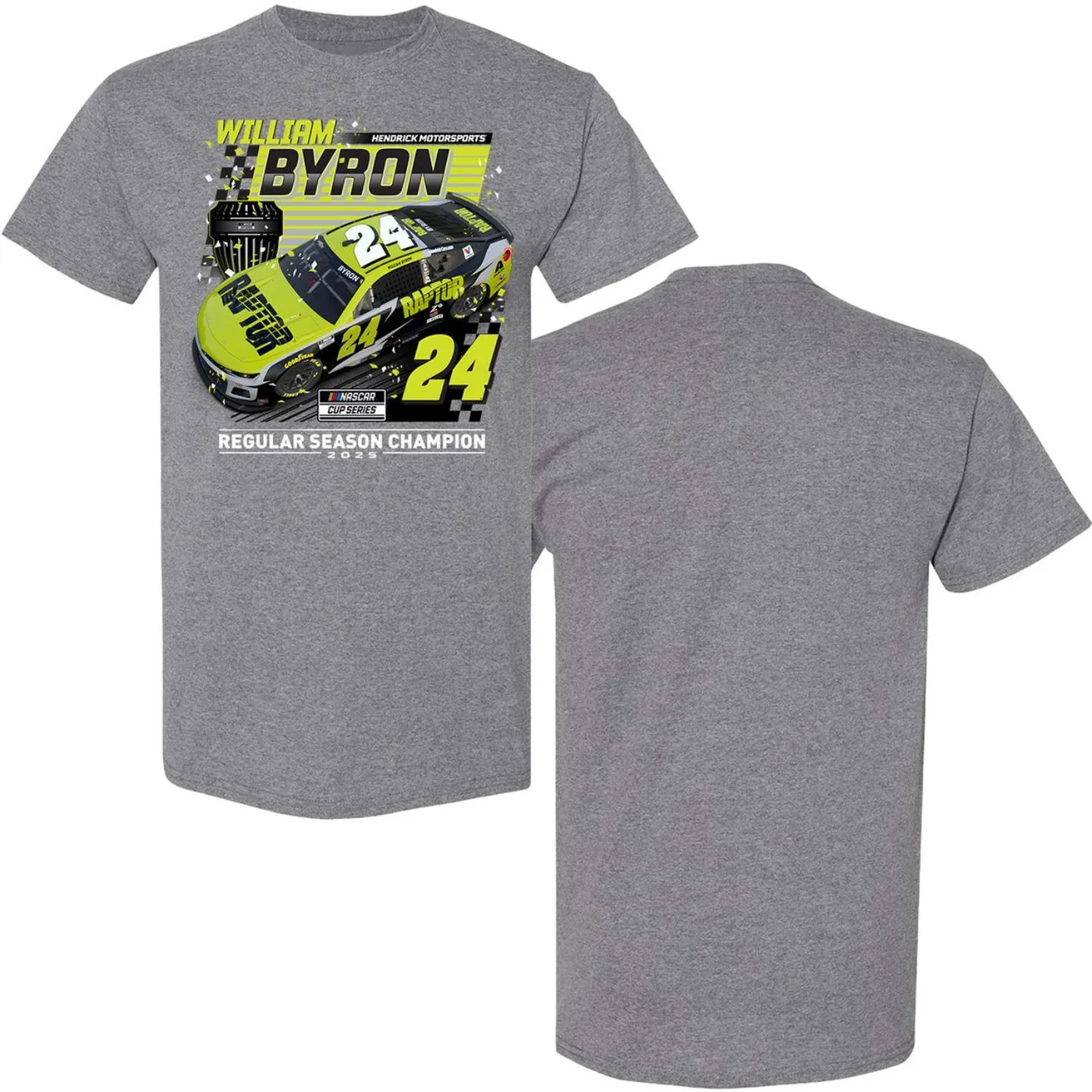 Hendrick Motorsports William Byron #24 2025 Regular Season Champ T-shirt