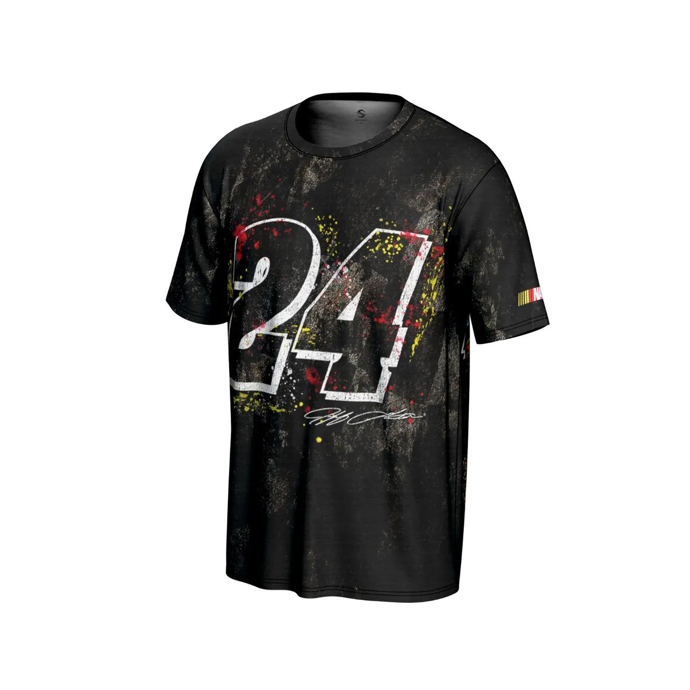 Hendrick Motorsports Jeff Gordon #24 Black Asphalt Sublimated T-shirt