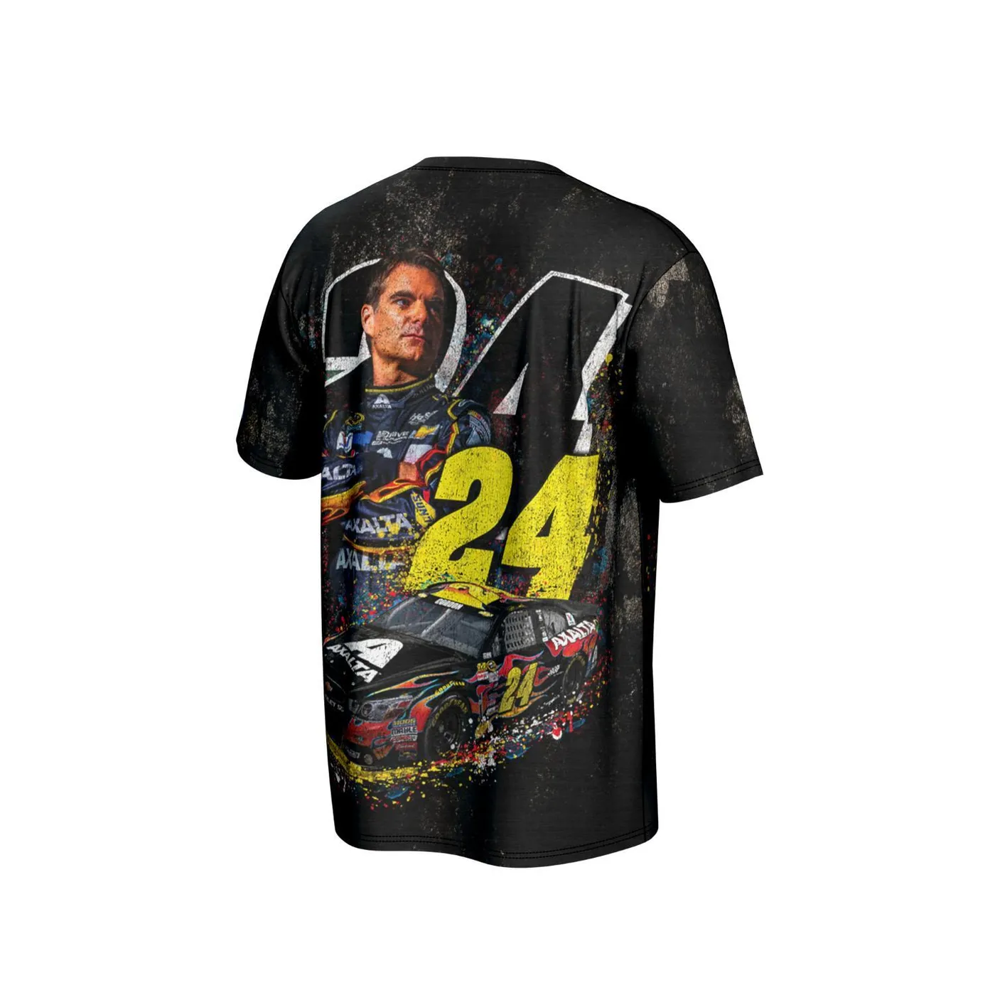 Hendrick Motorsports Jeff Gordon #24 Black Asphalt Sublimated T-shirt
