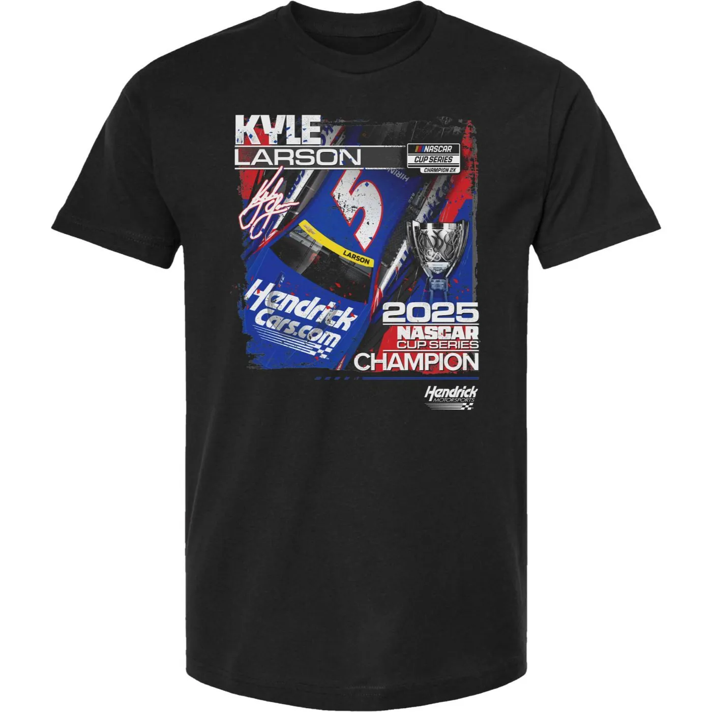 Hendrick Motorsports Kyle Larson #5 2025 NASCAR Champion Car T-shirt