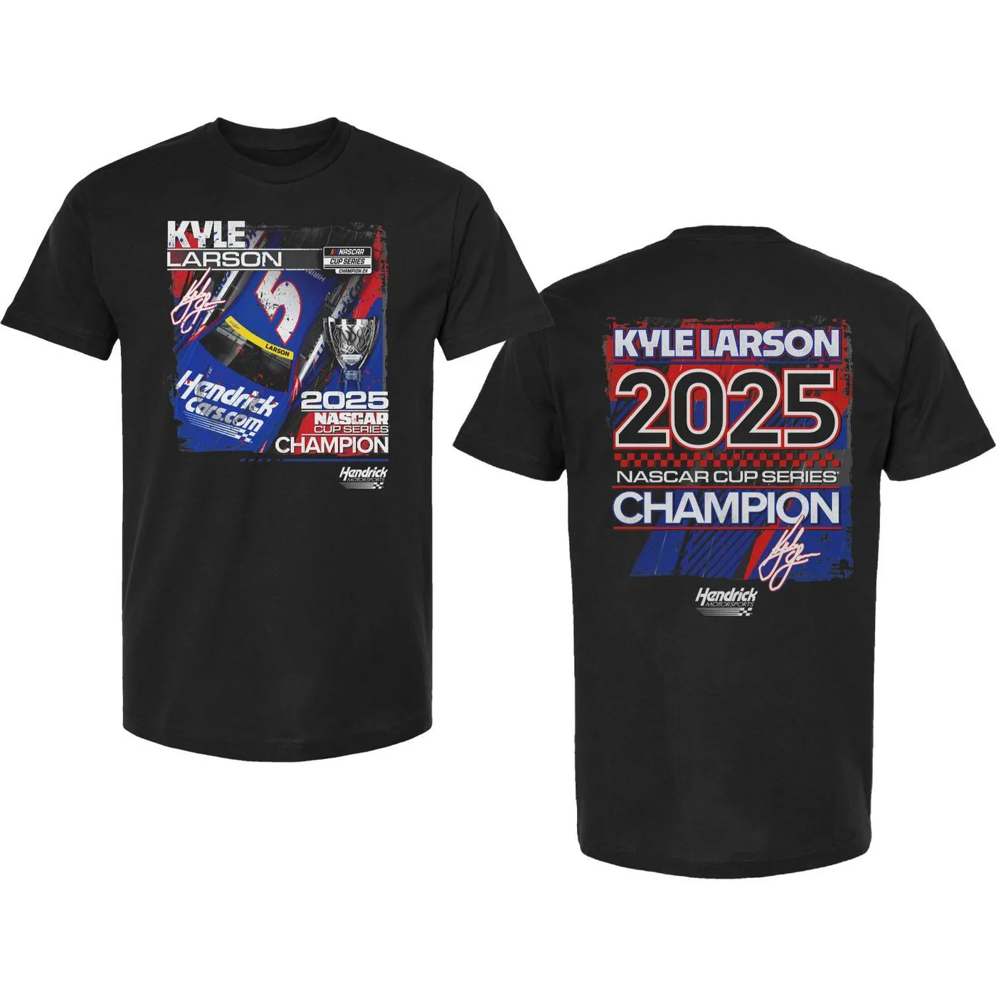 Hendrick Motorsports Kyle Larson #5 2025 NASCAR Champion Car T-shirt