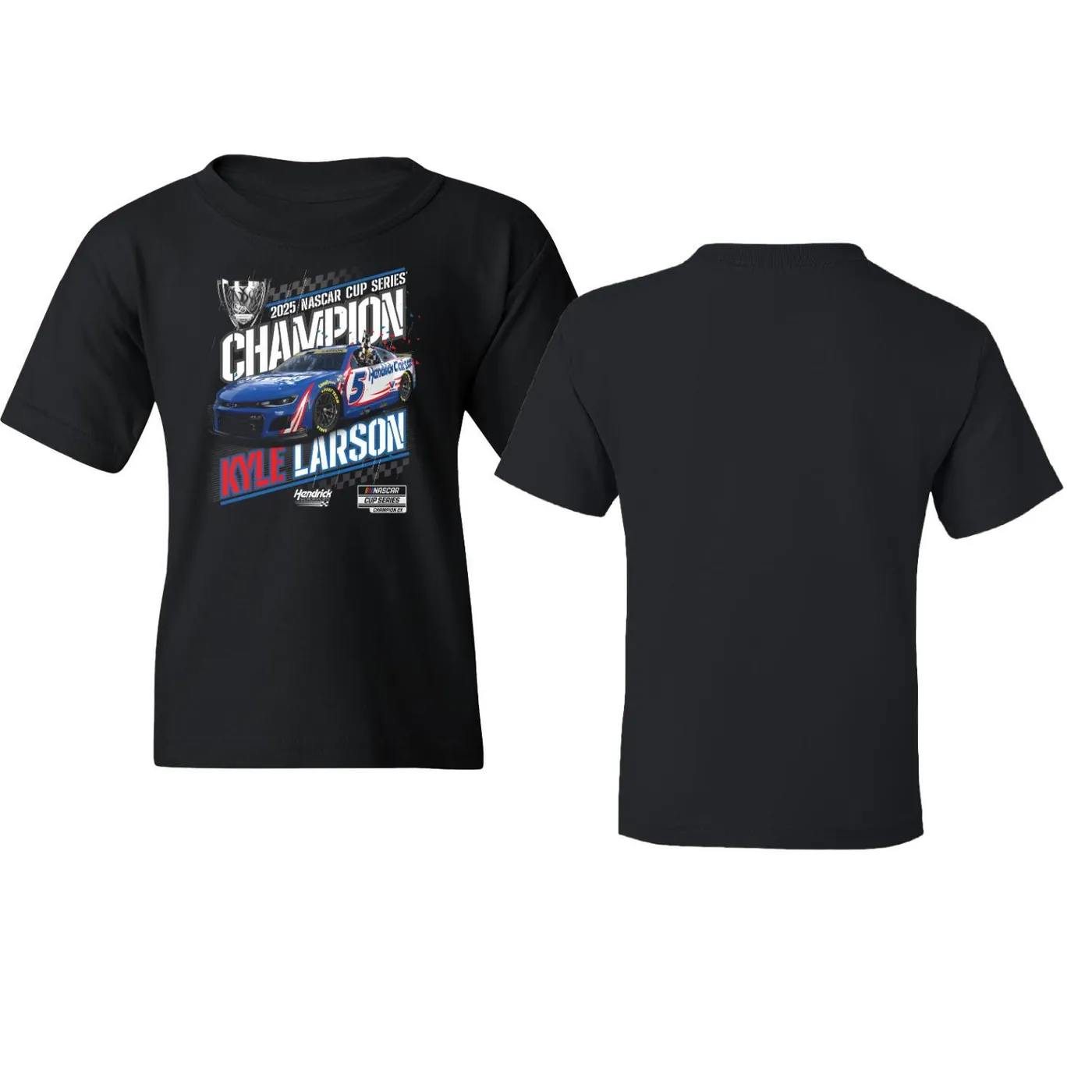 Hendrick Motorsports Kyle Larson #5 2025 NASCAR Champion Youth Official Champ T-shirt