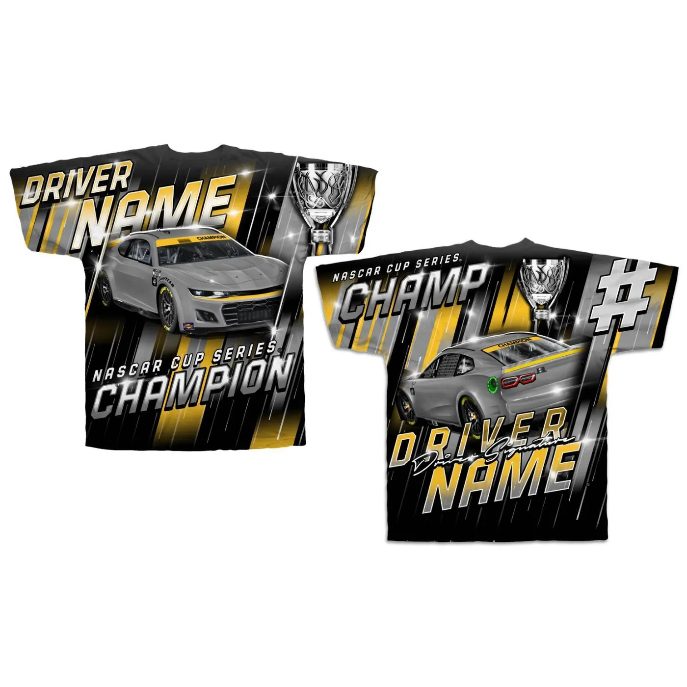 Hendrick Motorsports Kyle Larson #5 2025 NASCAR Champion Sublimated Total Print T-shirt