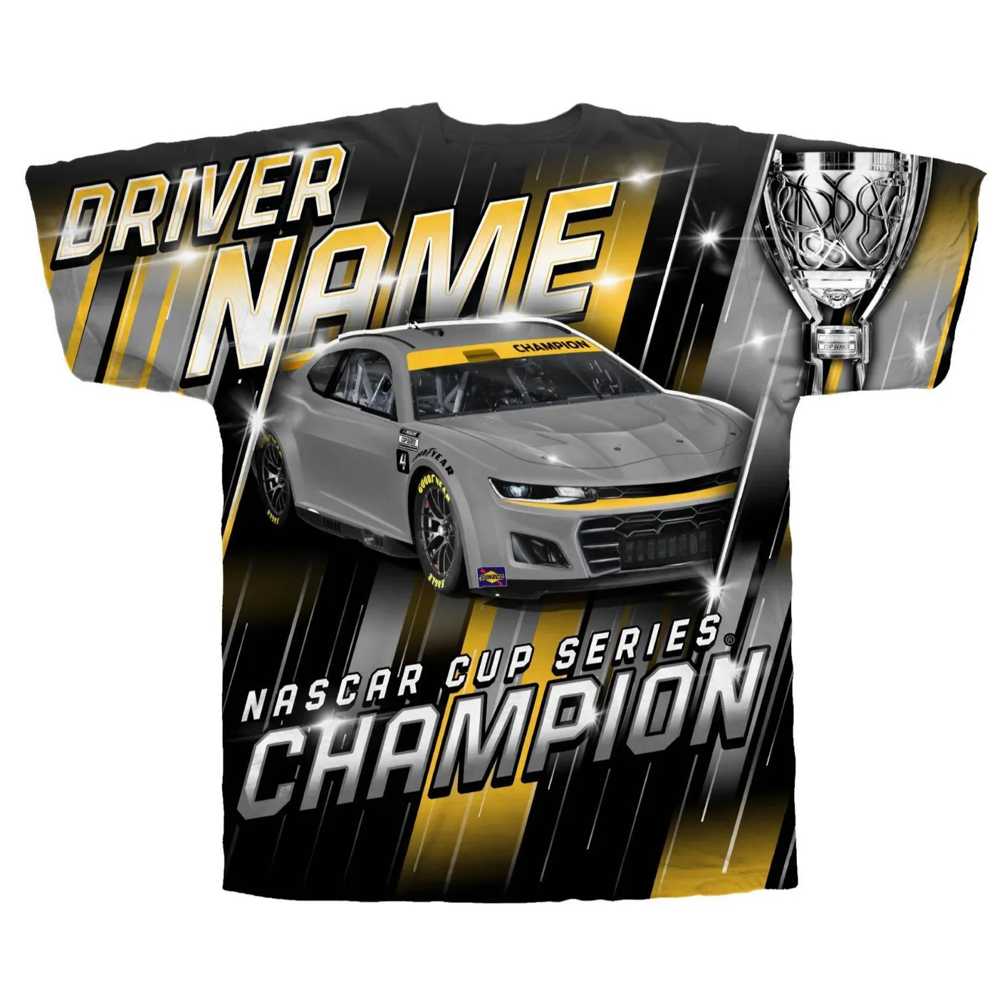 Hendrick Motorsports Kyle Larson #5 2025 NASCAR Champion Sublimated Total Print T-shirt