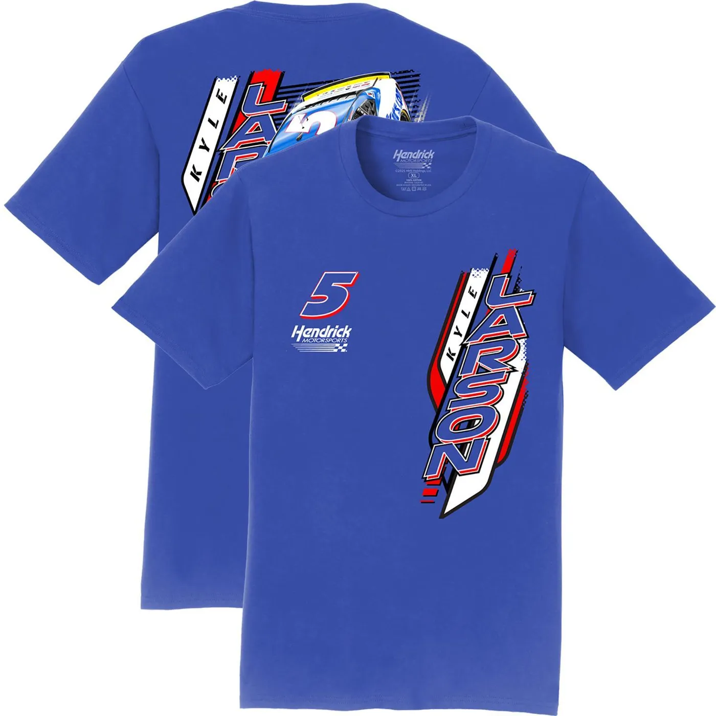 Hendrick Motorsports Kyle Larson #5 2025 NASCAR Champion HendrickCars.com T-shirt