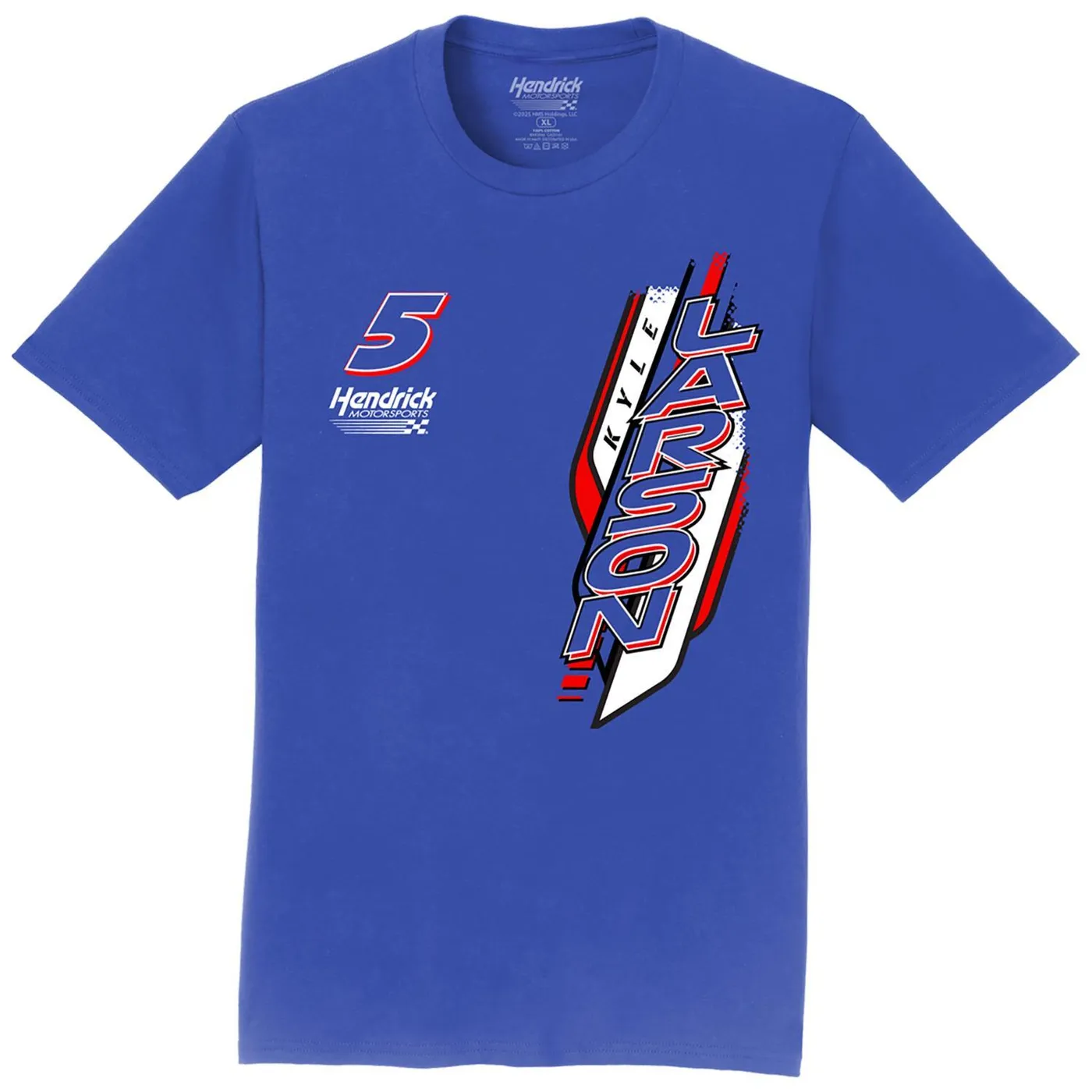 Hendrick Motorsports Kyle Larson #5 2025 NASCAR Champion HendrickCars.com T-shirt