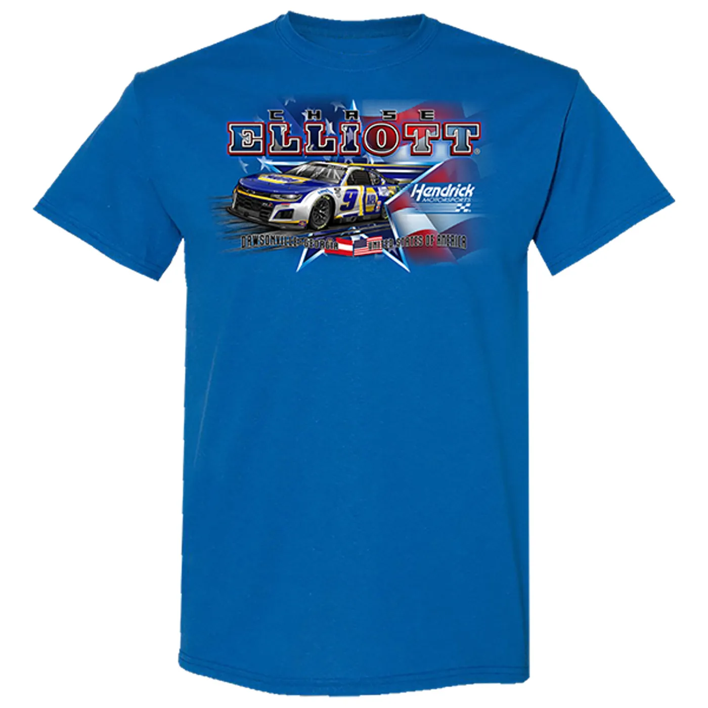 Hendrick Motorsports Chase Elliott #9 2023 NAPA Stars & Stripes T-shirt
