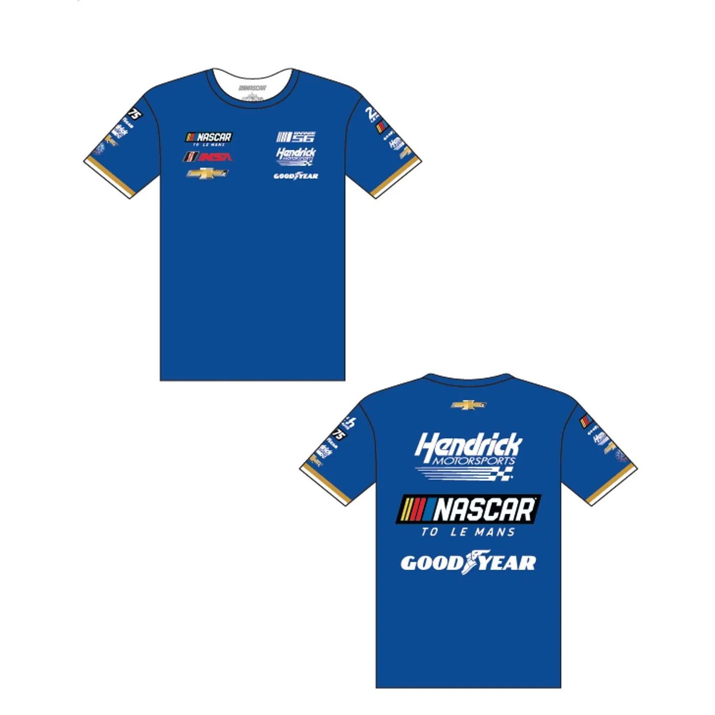Hendrick Motorsports Garage 56 NASCAR to Le Mans Team Uniform T-Shirt