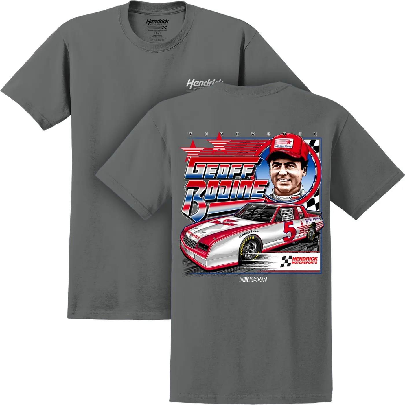 Geoff Bodine #5 Hendrick Motorsports Car T-shirt