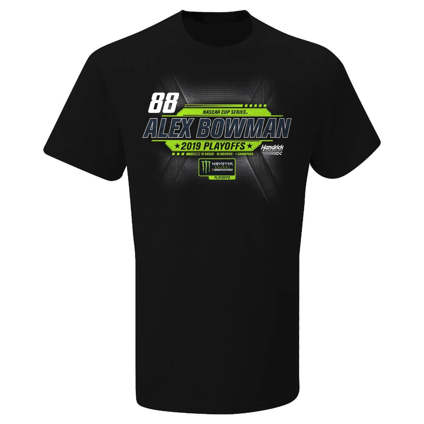 Hendrick Motorsports Alex Bowman #88 2019 NASCAR PLAYOFF AXALTA scheme T-shirt