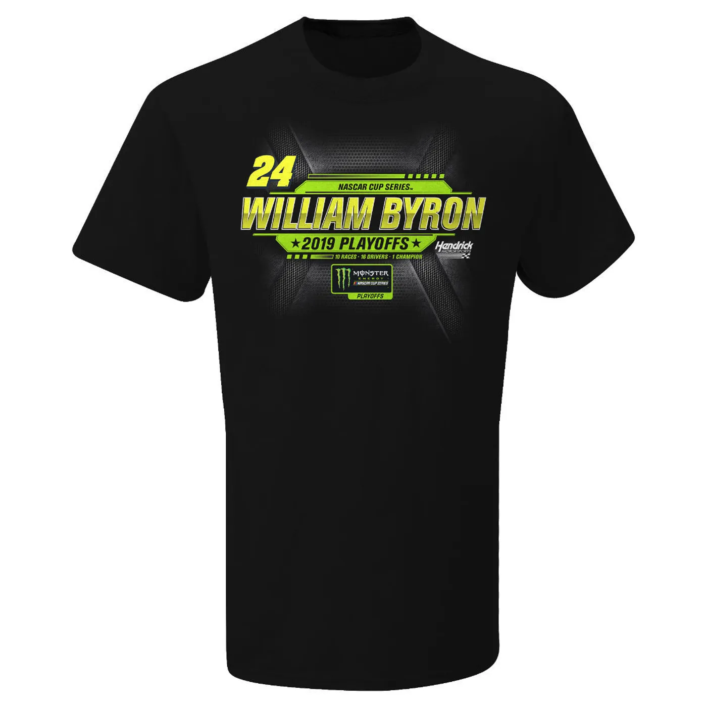 Hendrick Motorsports William Byron #24 2019 NASCAR PLAYOFF T-shirt