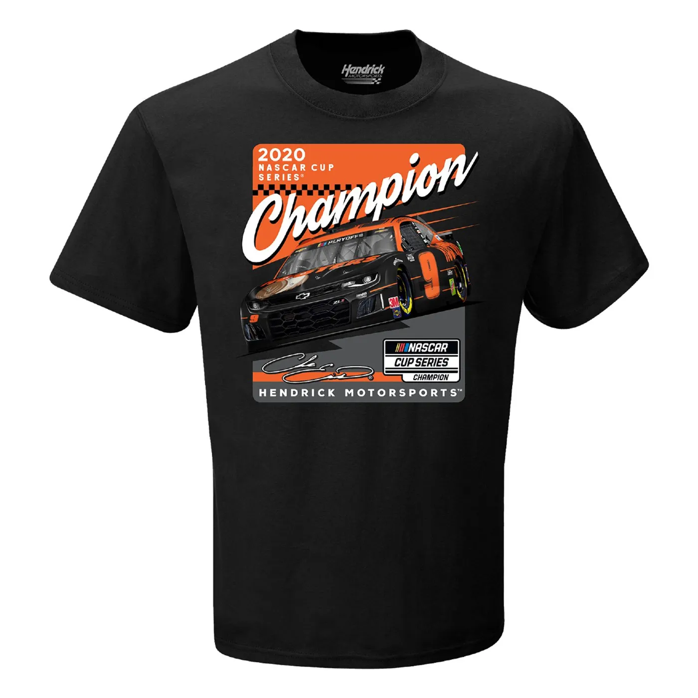 Hendrick Motorsports 2020 NASCAR Champ Chase Elliott - Men's 1-spot Series Champ Tee