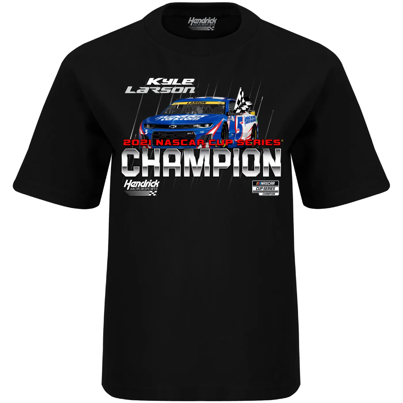 Hendrick Motorsports Kyle Larson 2021 NASCAR Championship Youth T-shirt