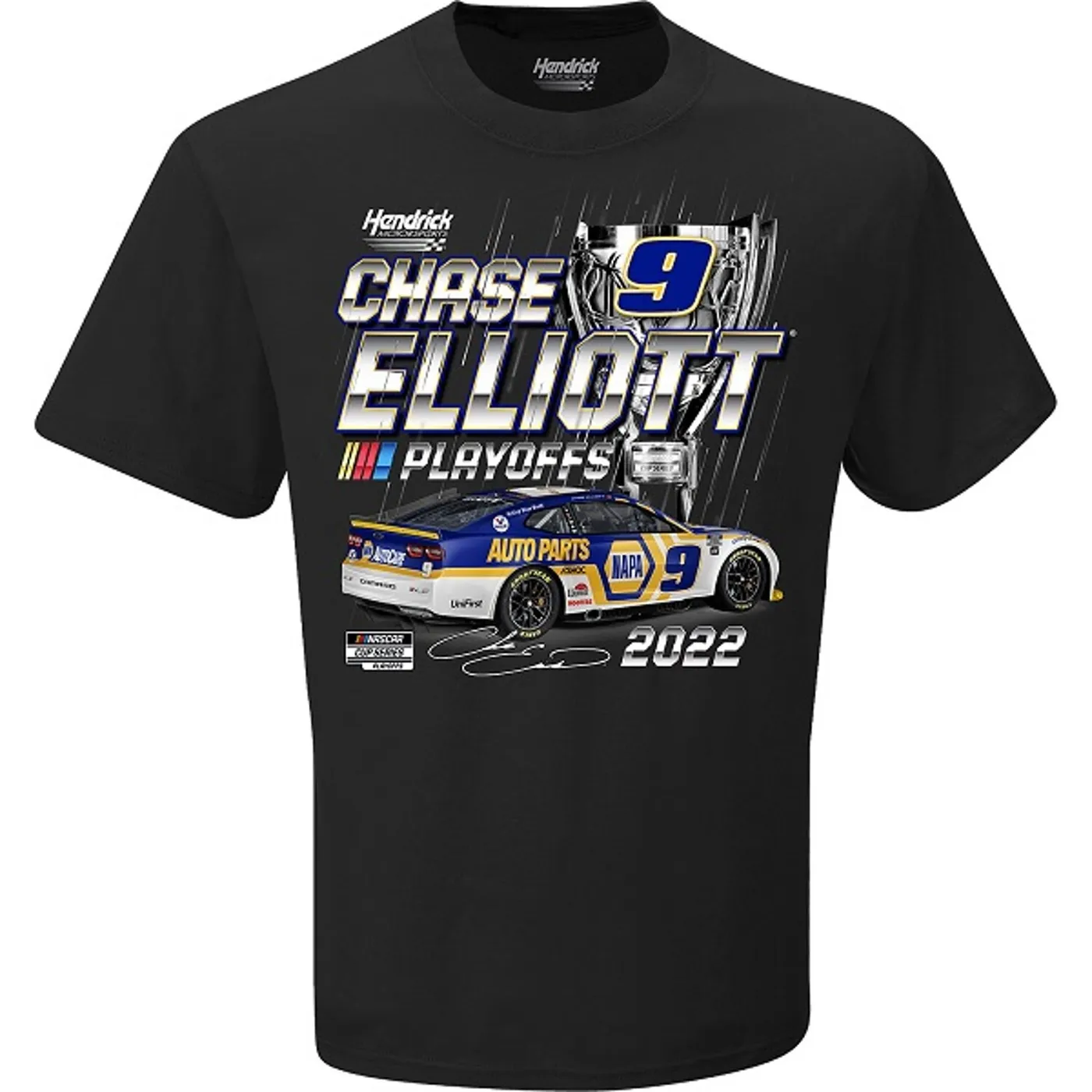 Hendrick Motorsports Chase Elliott #9 2022 Napa Playoffs T-shirt