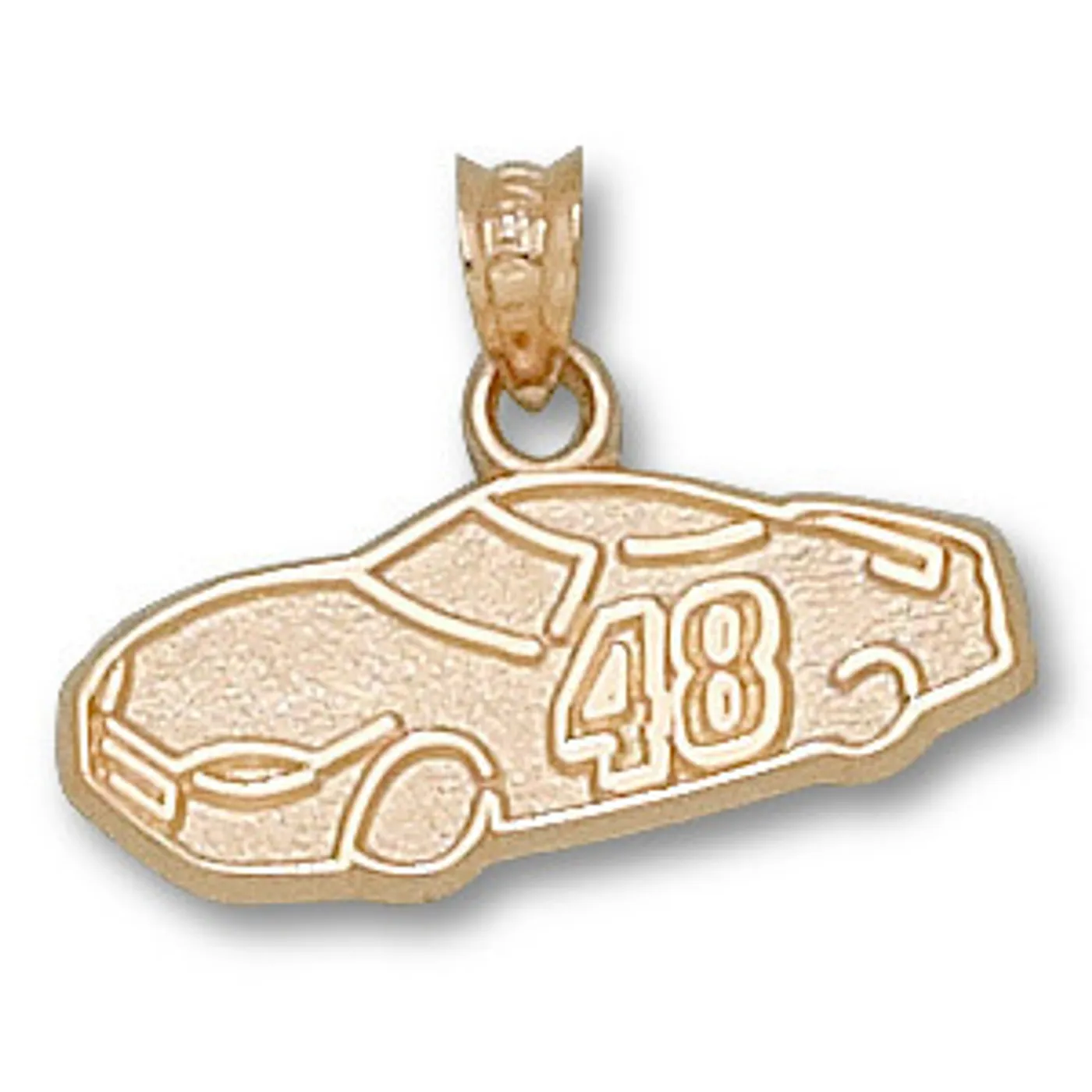 Hendrick Motorsports Jimmie Johnson #48 Racecar 10K Gold Pendant