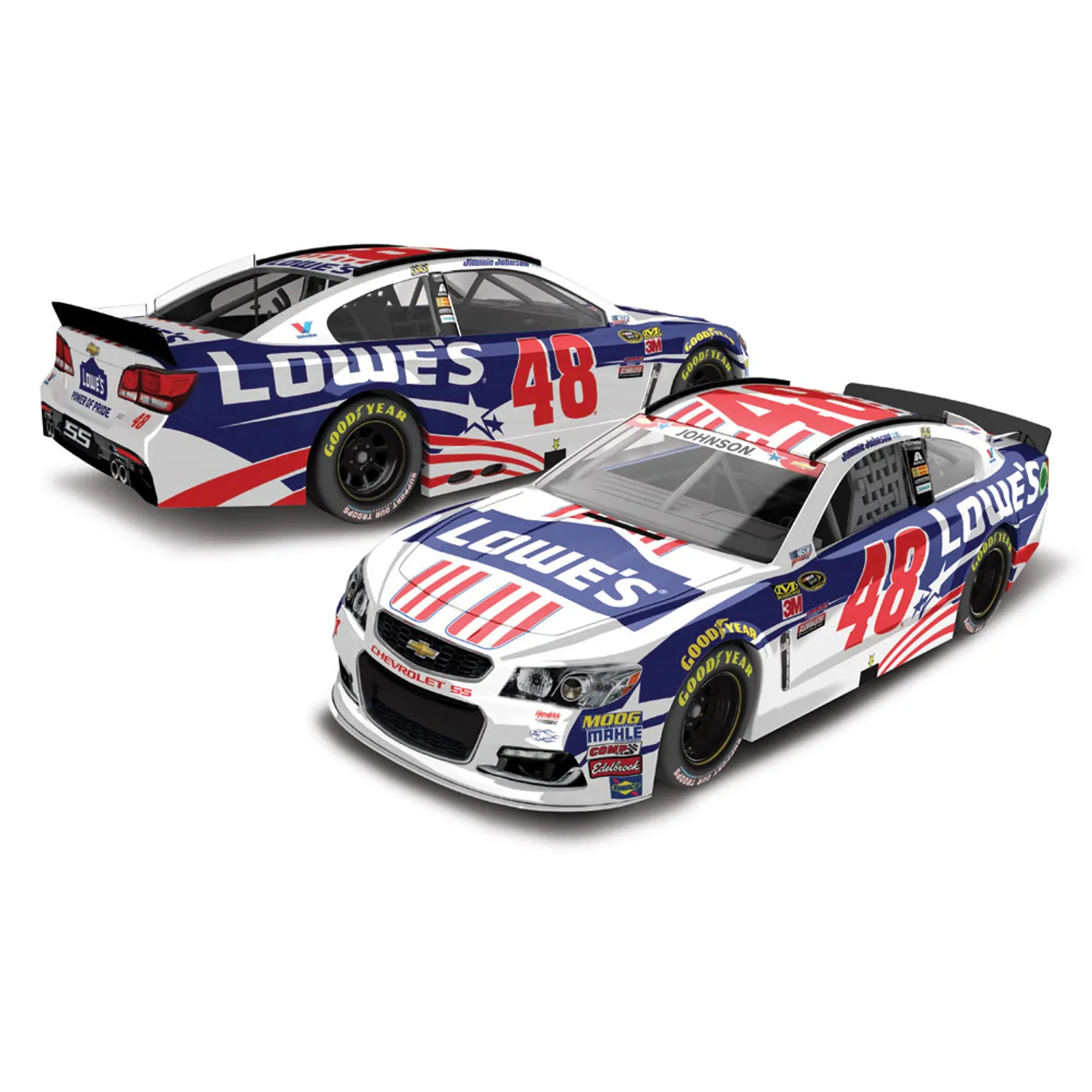 Hendrick Motorsports Jimmie Johnson #48 2016 Power of Pride 1:24 Scale Nascar Sprint Cup Series Die-Cast