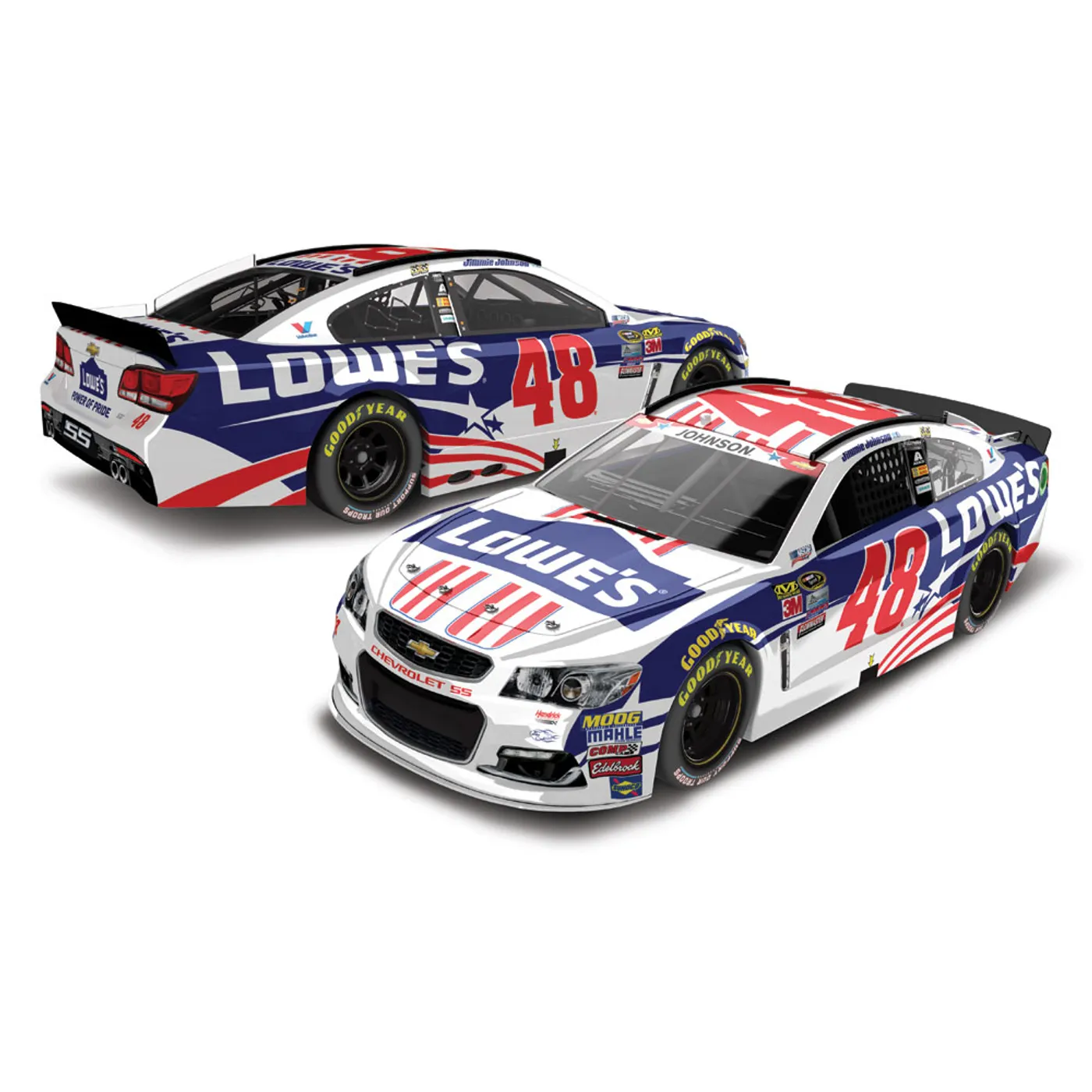 Hendrick Motorsports Jimmie Johnson #48 2016 Power of Pride 1:64 Scale Nascar Sprint Cup Series Die-Cast