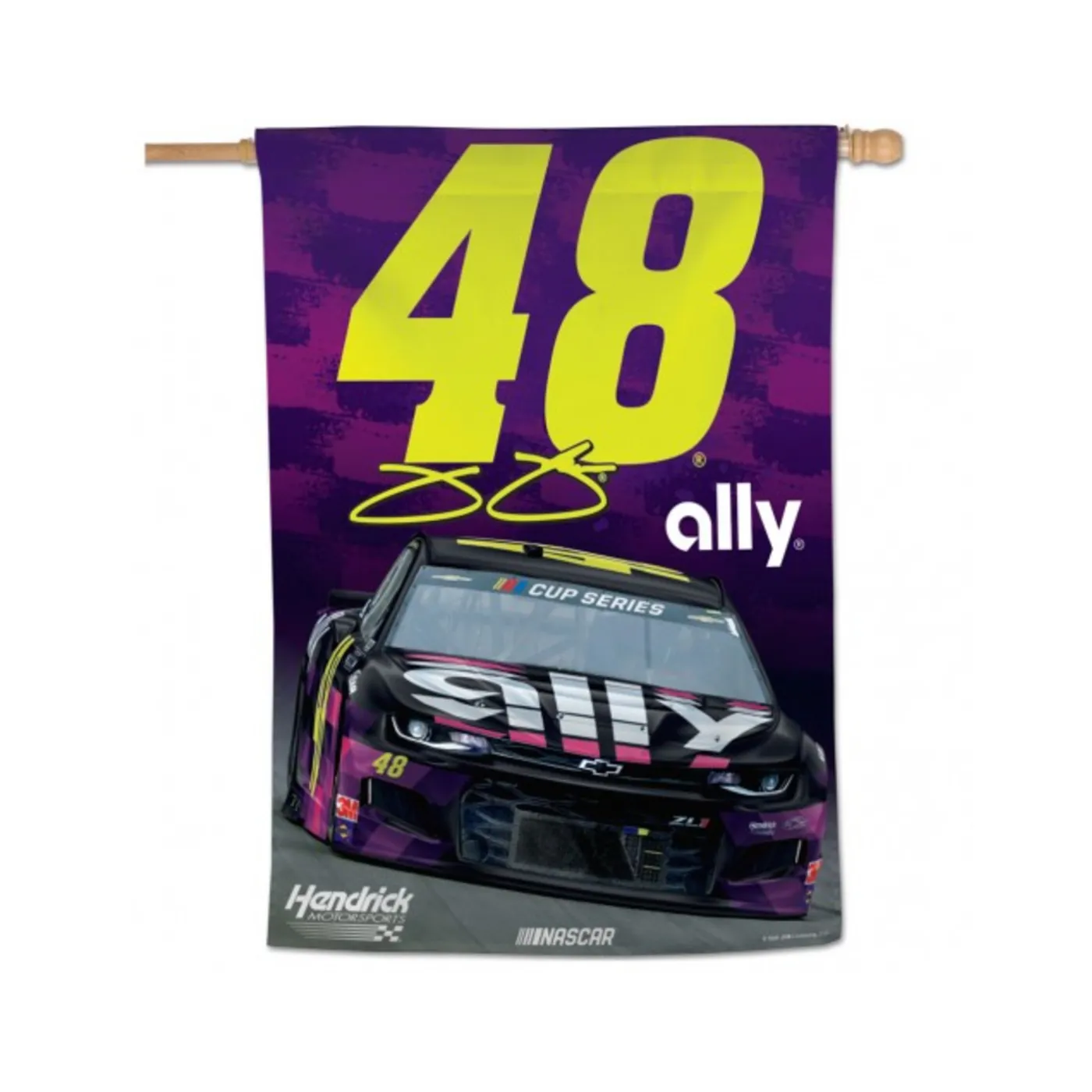 Hendrick Motorsports Jimmie Johnson #48 2020 ally Vertical Flag 28" X 40"