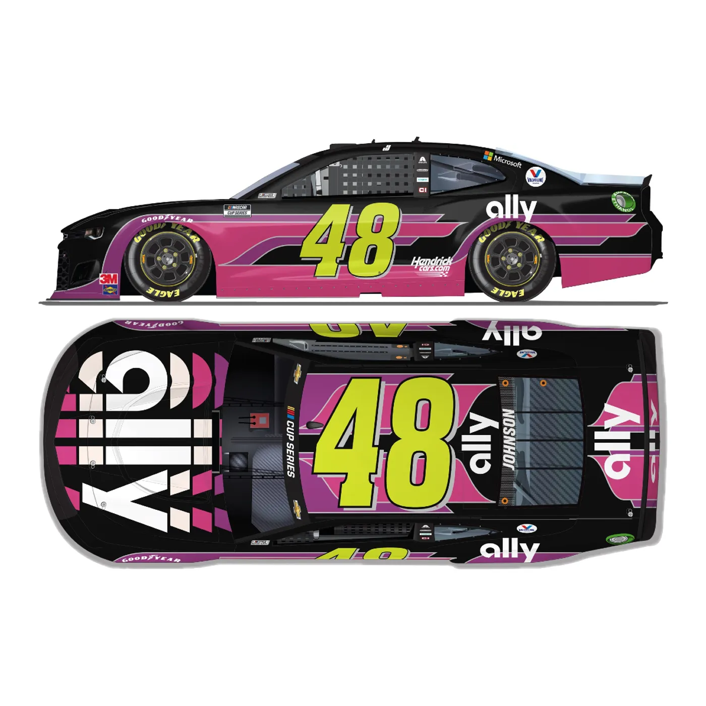 Hendrick Motorsports Jimmie Johnson No. 48 Ally / Danny Koker Chevrolet HO 1:24 - Die Cast