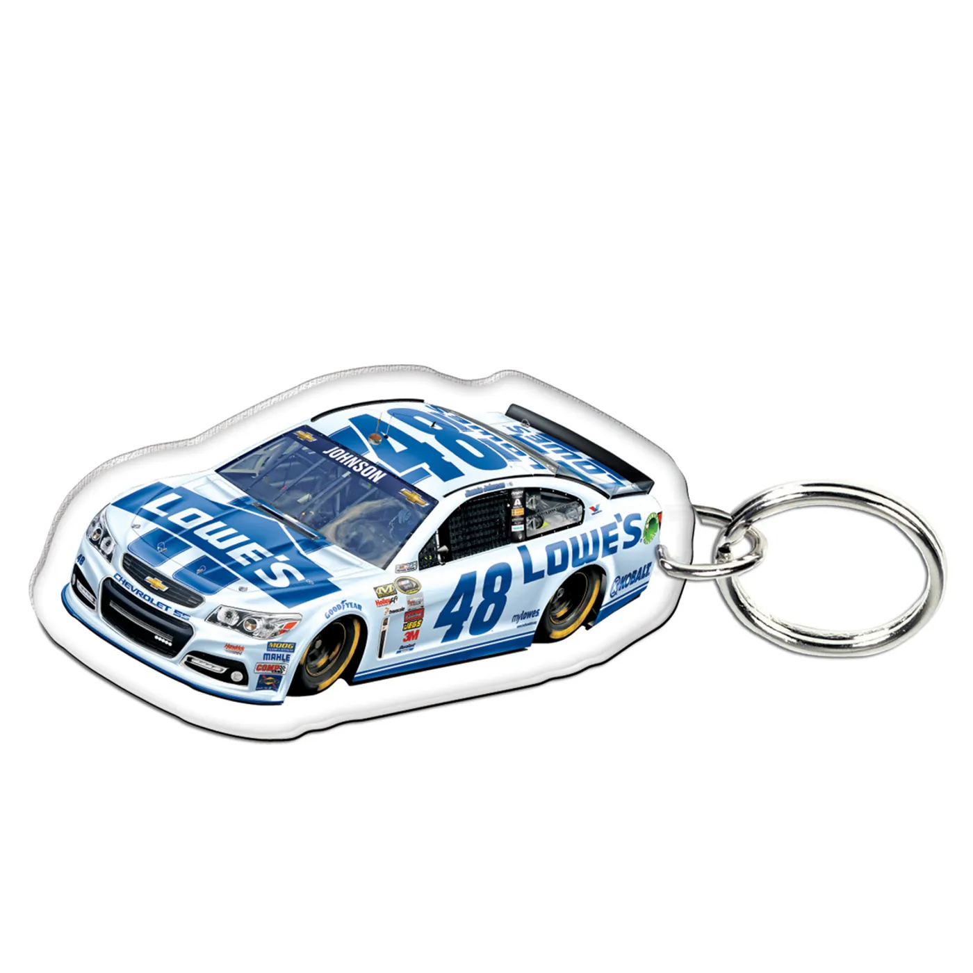 Hendrick Motorsports Jimmie Johnson-2014 Premium acrylic mirrored key ring