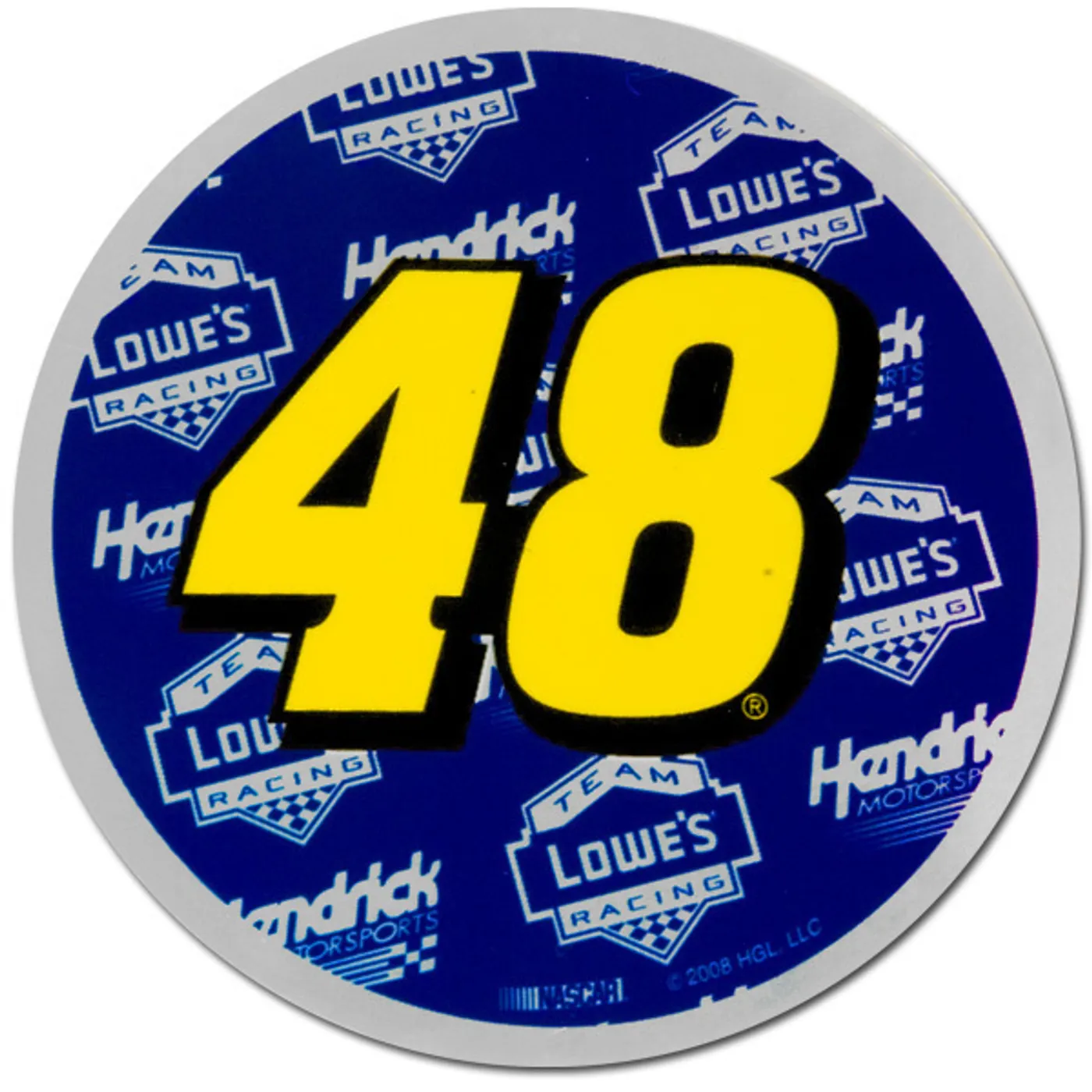 Hendrick Motorsports Jimmie Johnson 3inch Round Decal