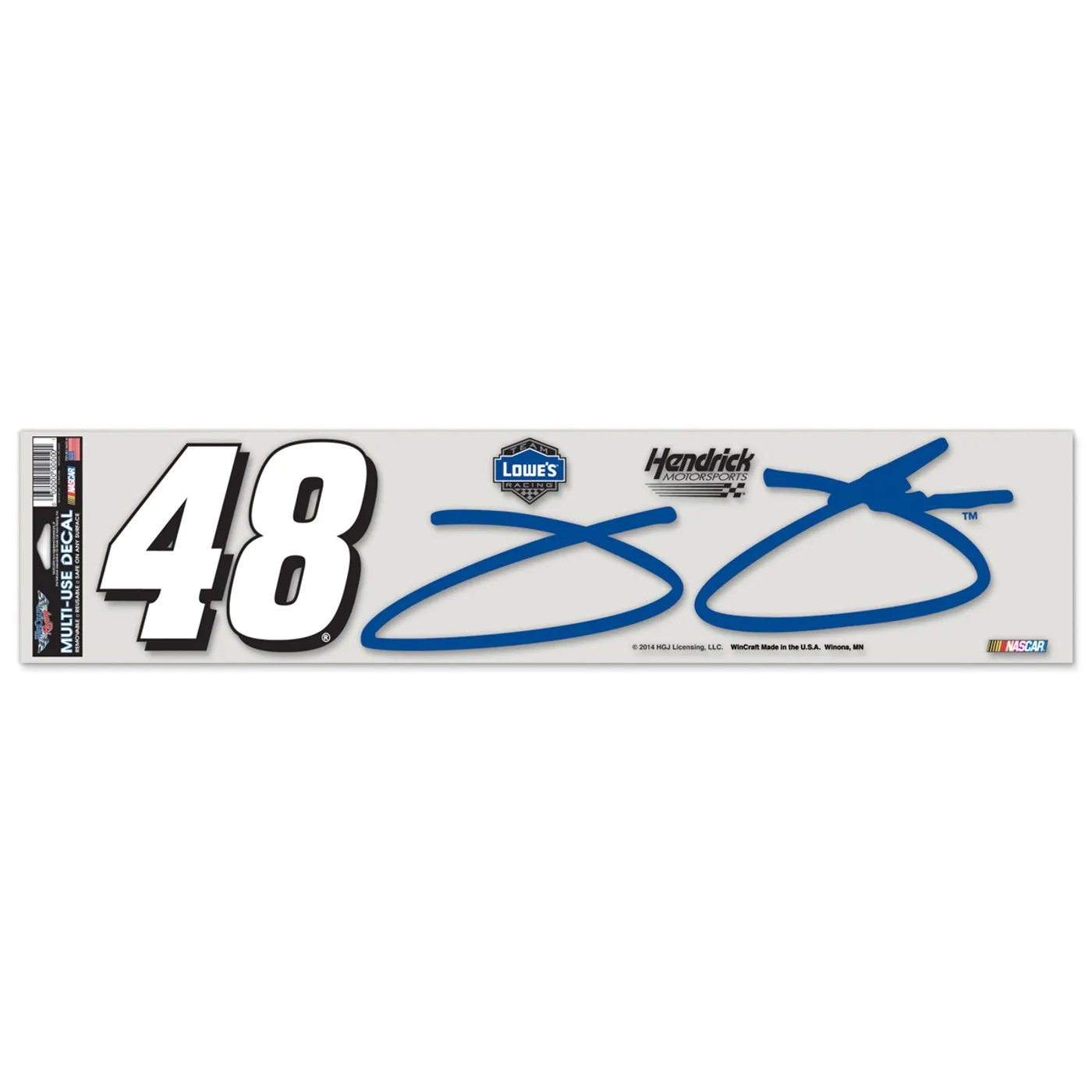 Hendrick Motorsports Jimmie Johnson-2014 4x17 ultra decal