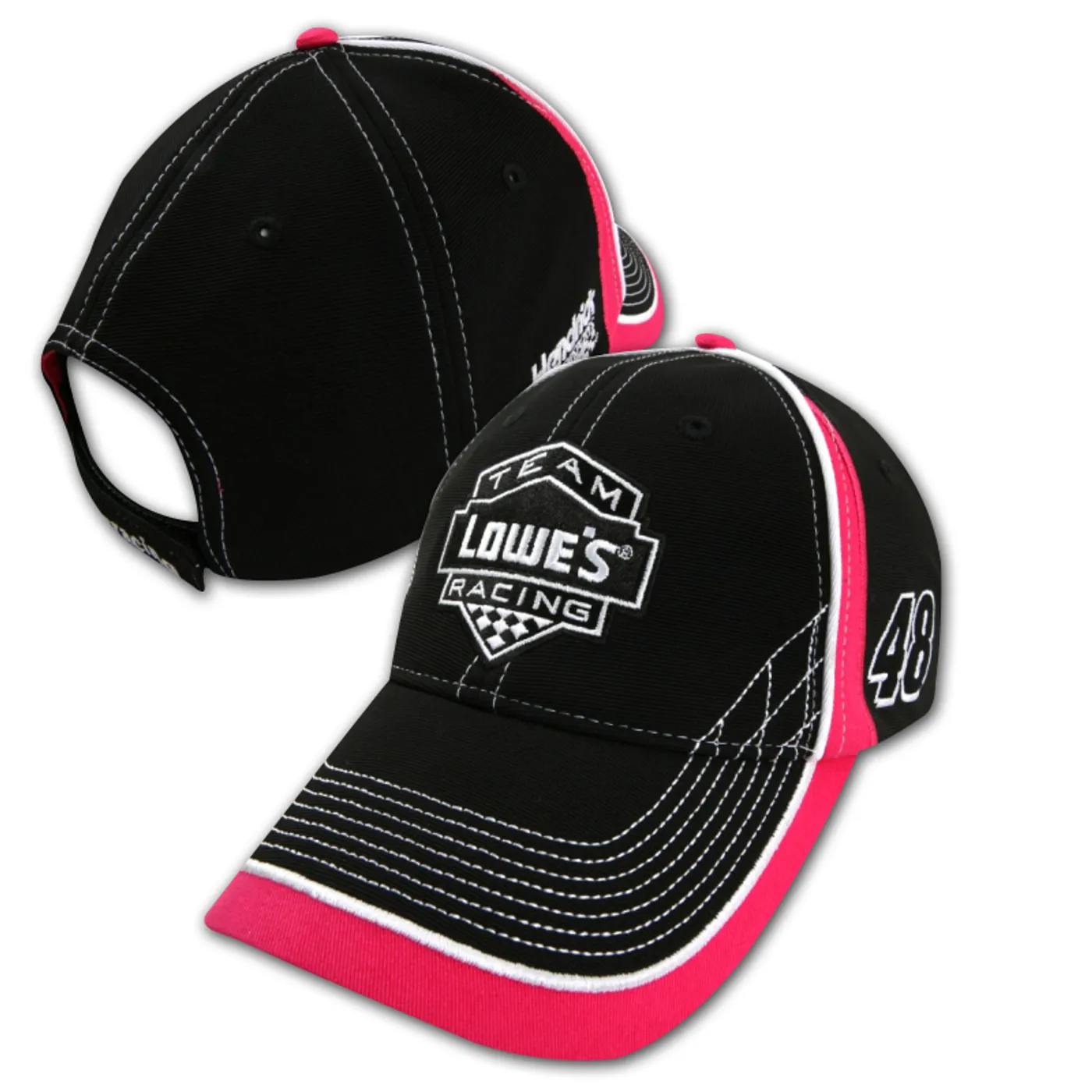 Hendrick Motorsports Jimmie Johnson #48 Lowes Breast Cancer Awareness Cap