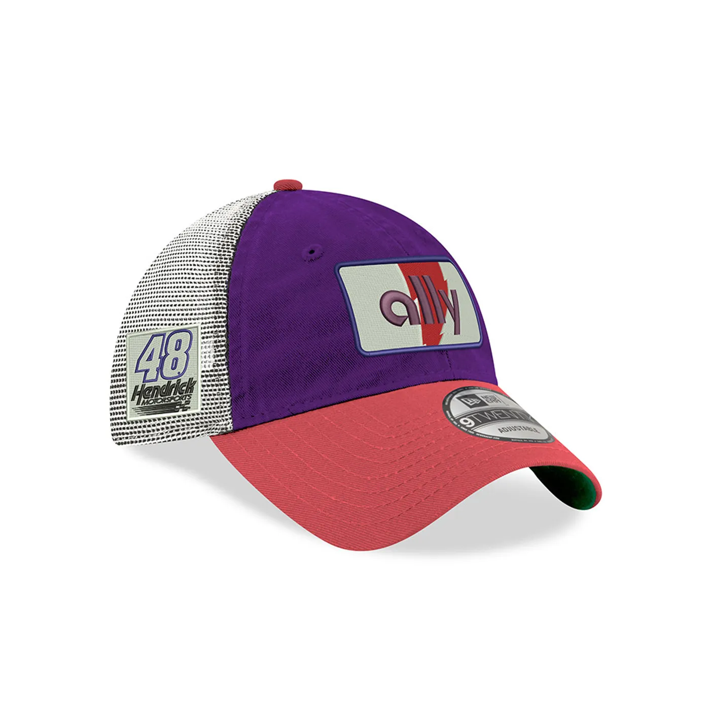 Hendrick Motorsports 920 Trucker Johnson Ally White & Purple Hat