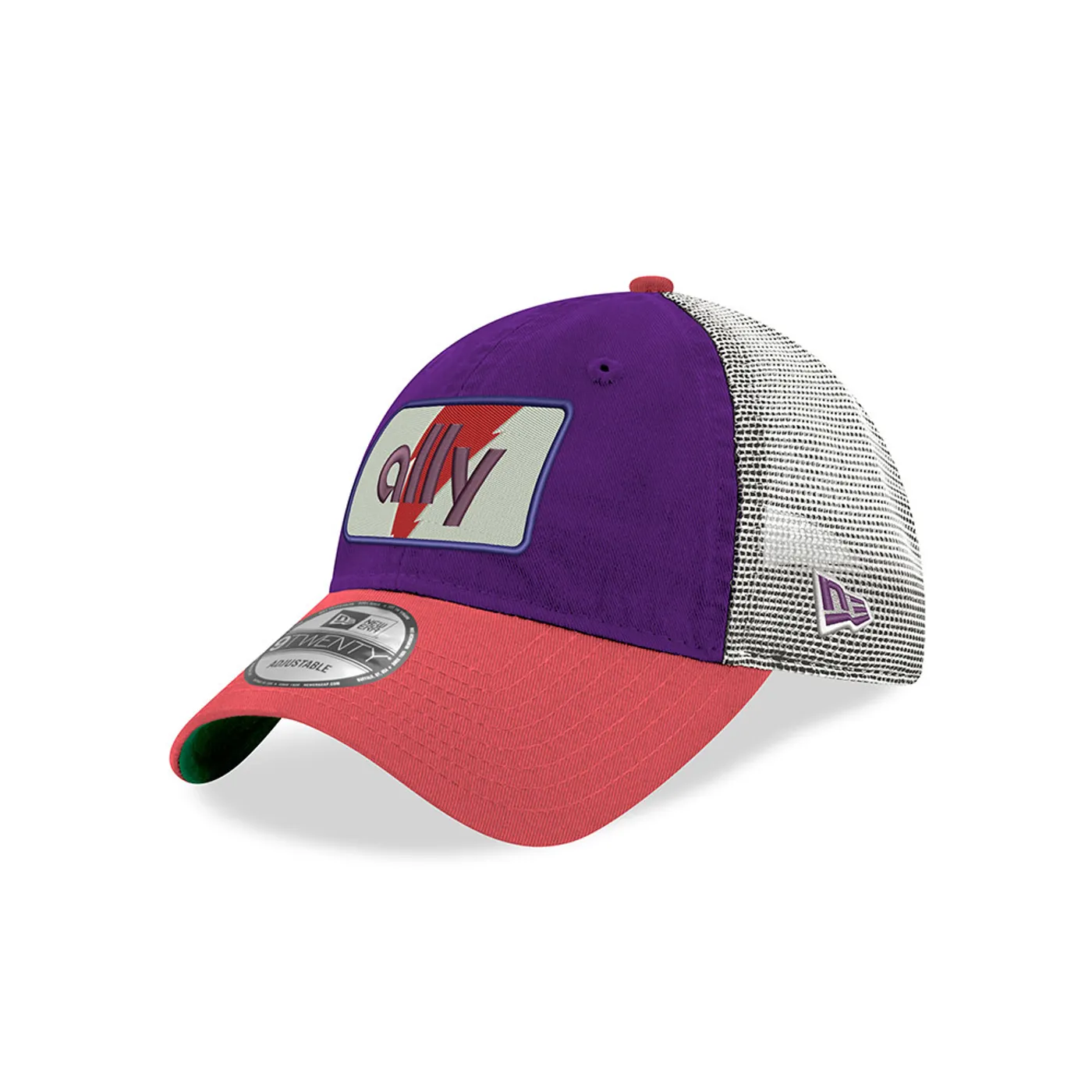 Hendrick Motorsports 920 Trucker Johnson Ally White & Purple Hat