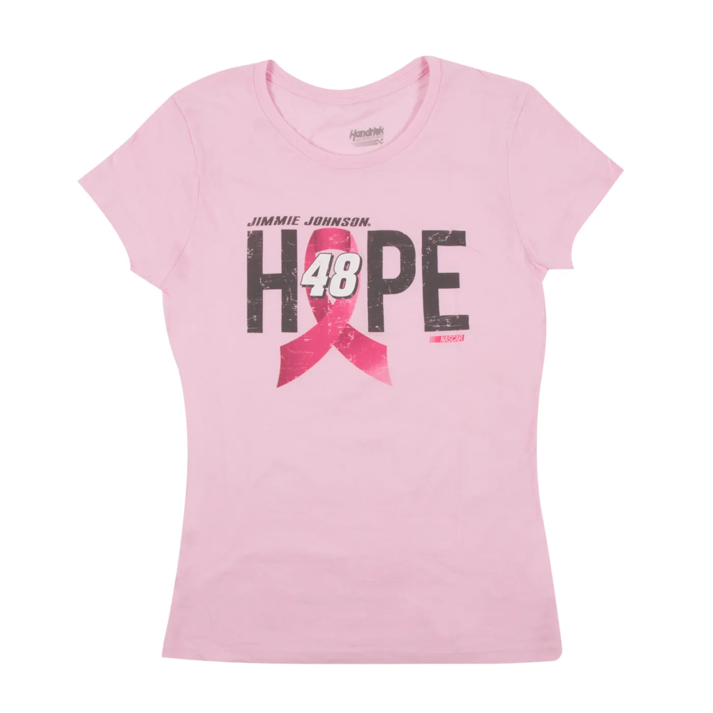 Hendrick Motorsports Jimmie Johnson #48 Ladies Breast Cancer Awareness Hope T-Shirt